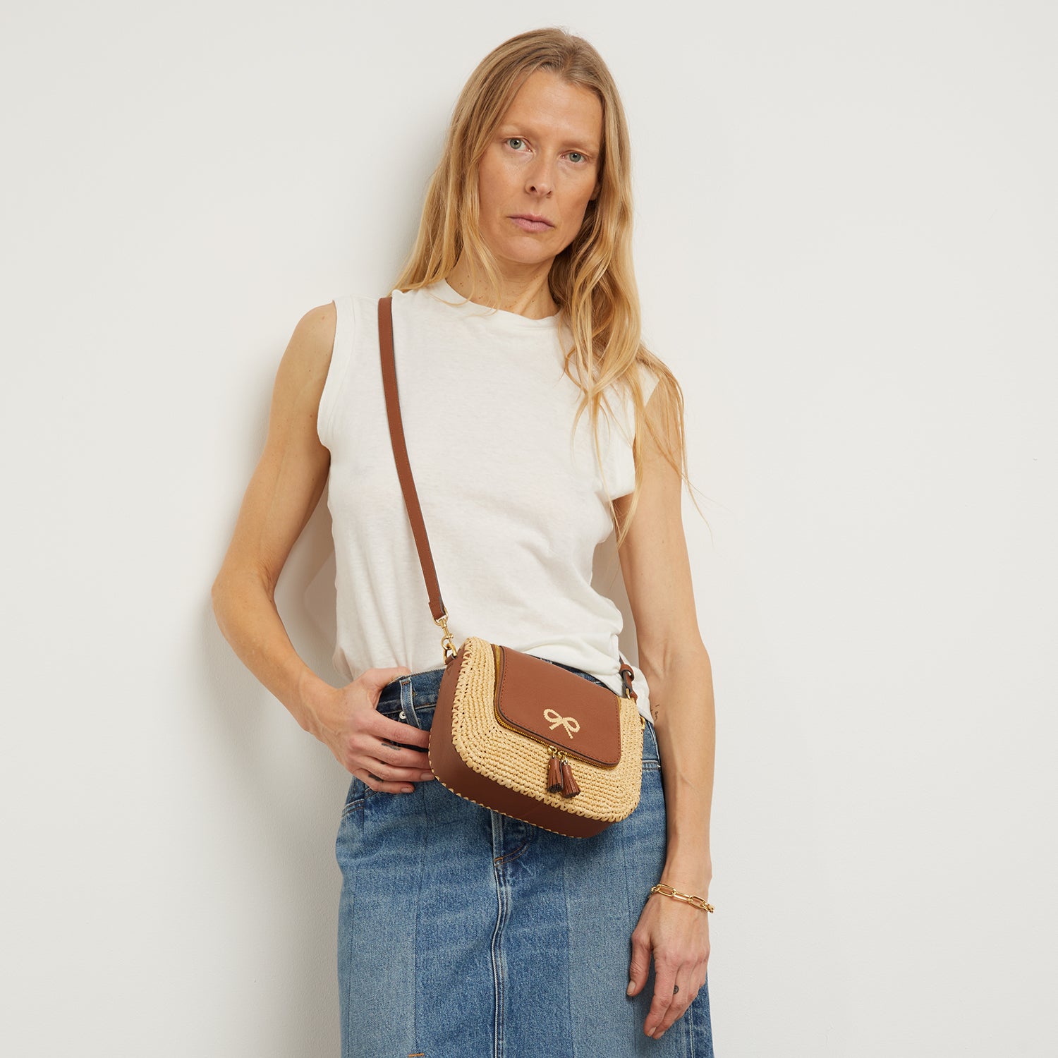 Raffia best sale fanny pack