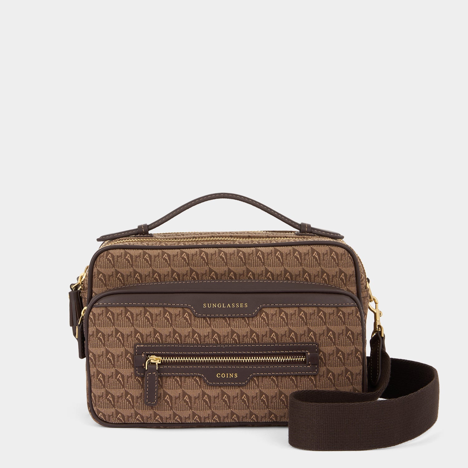 Jacquard Multi Pocket Cross body Anya Hindmarch UK