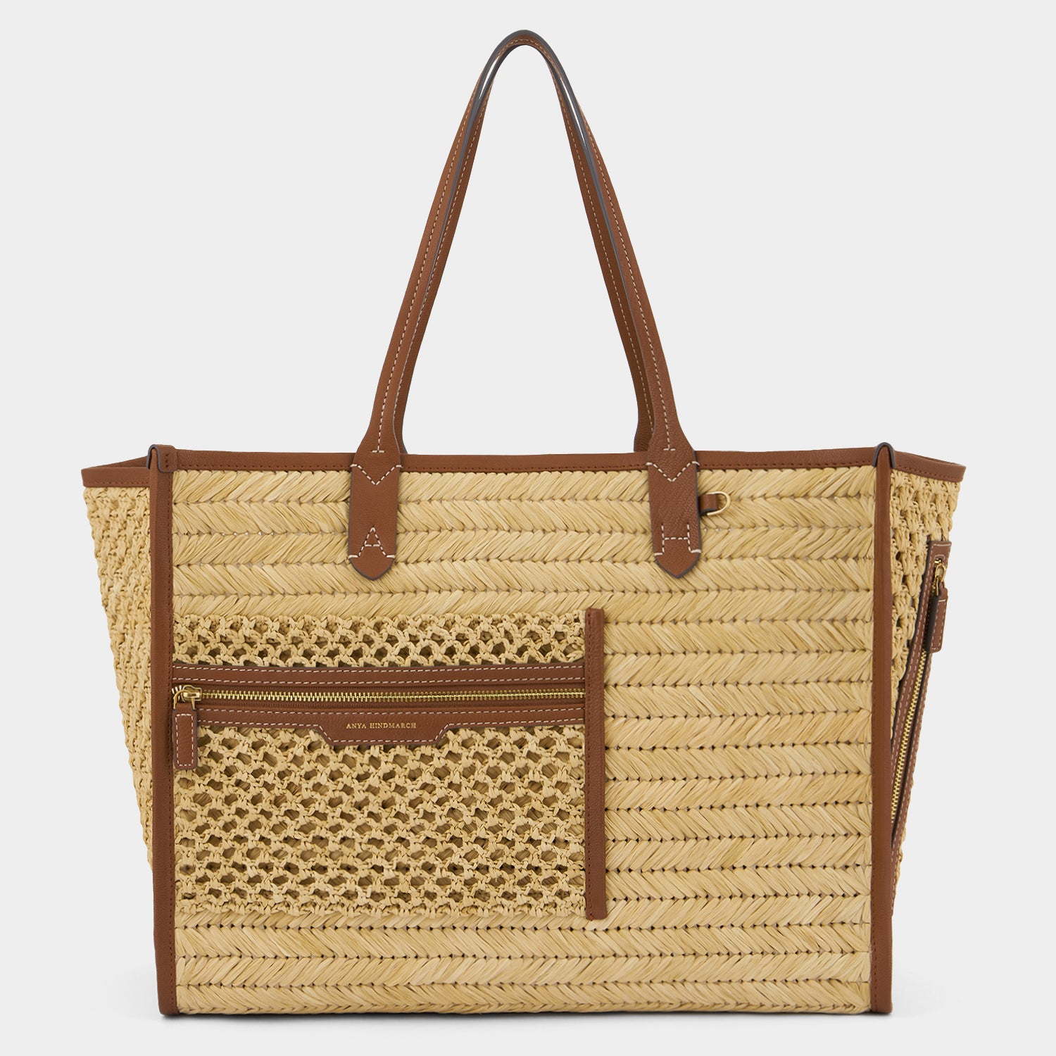 Anya hindmarch straw bag sale