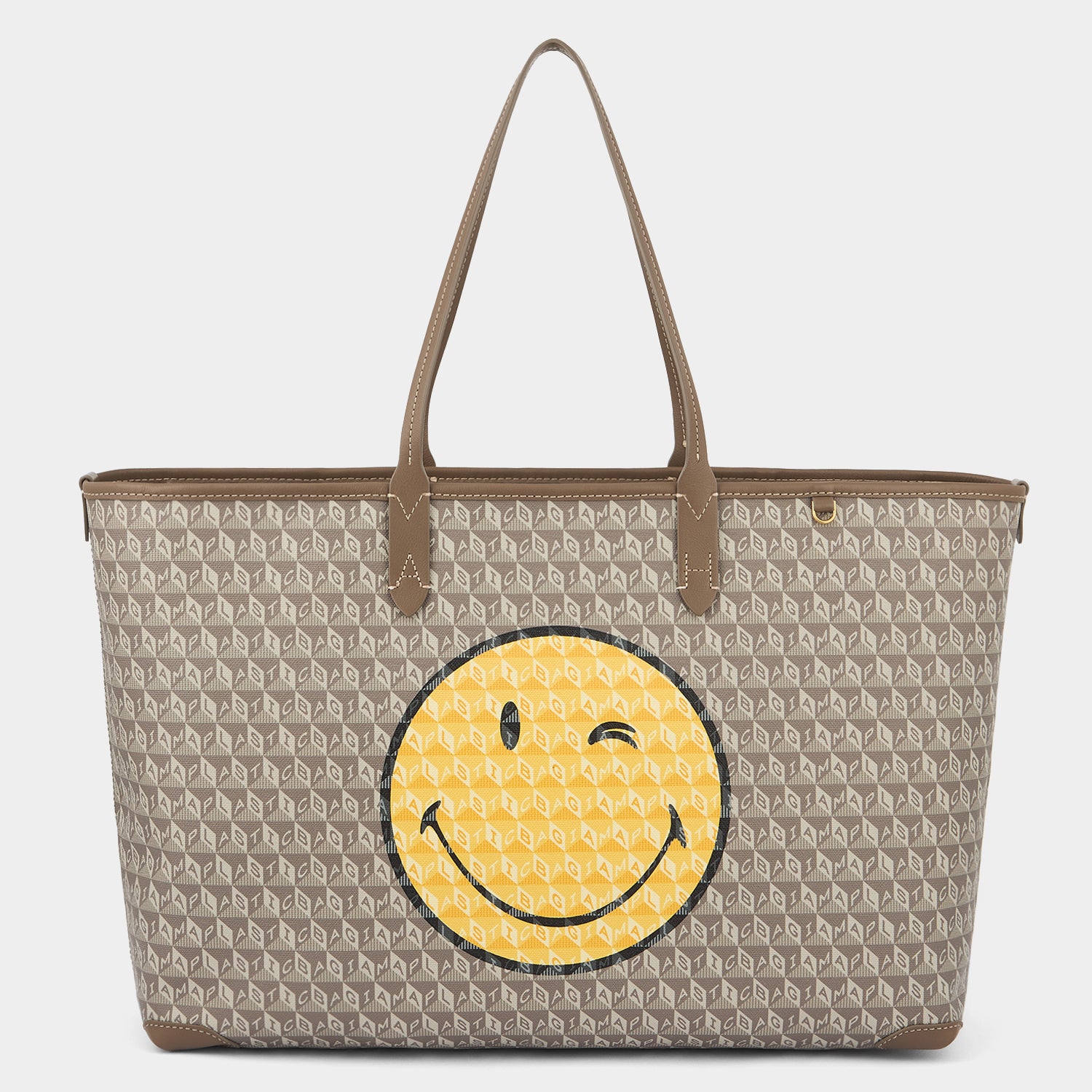 I Am A Plastic Bag Wink Zipped Tote Anya Hindmarch UK