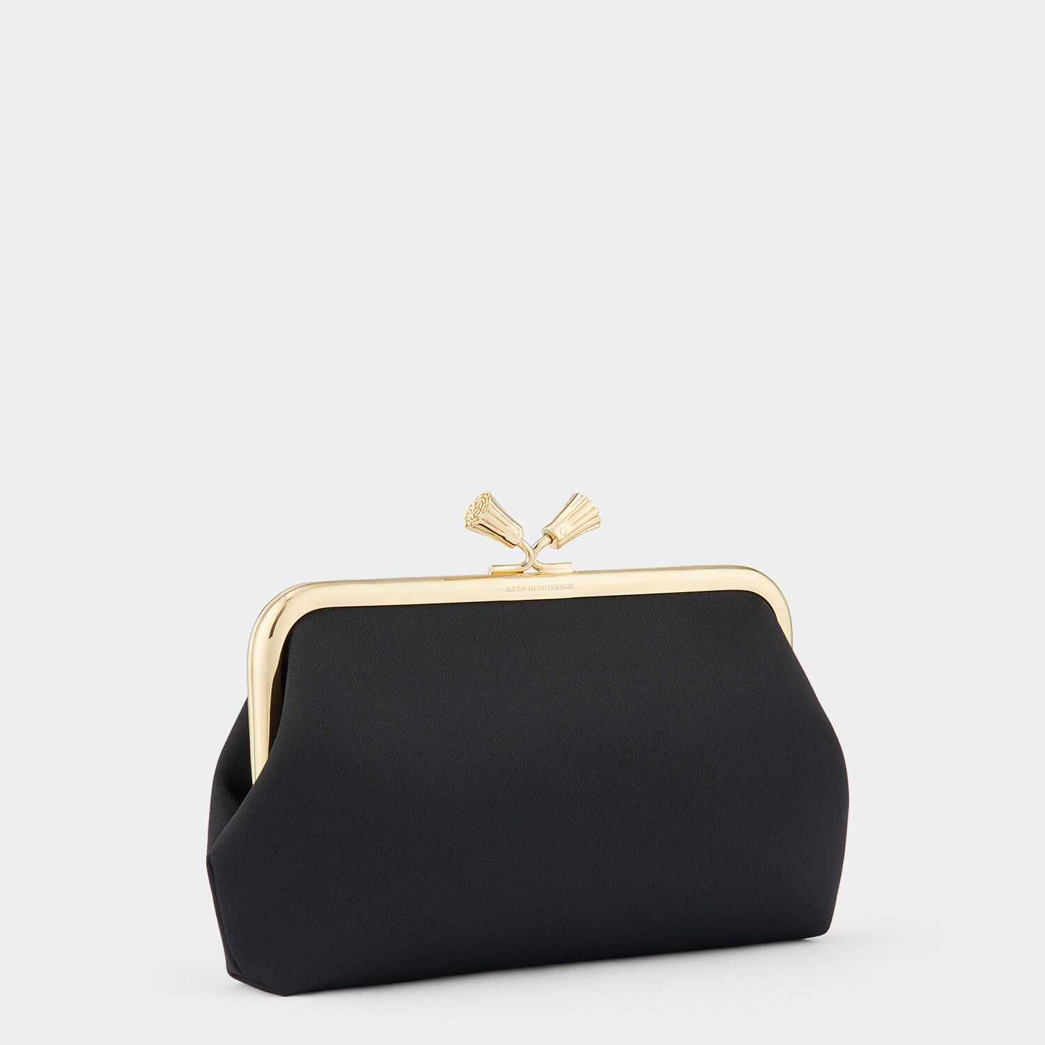 Anya hindmarch cheap gold clutch