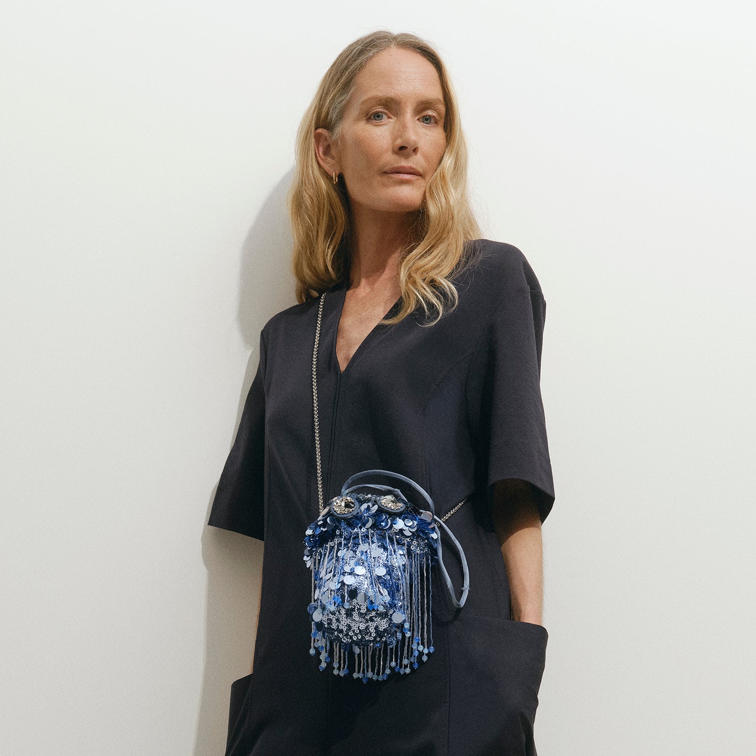 Jellyfish Cross-body -

          
            Sequins in Sky Blue -
          

          Anya Hindmarch UK
