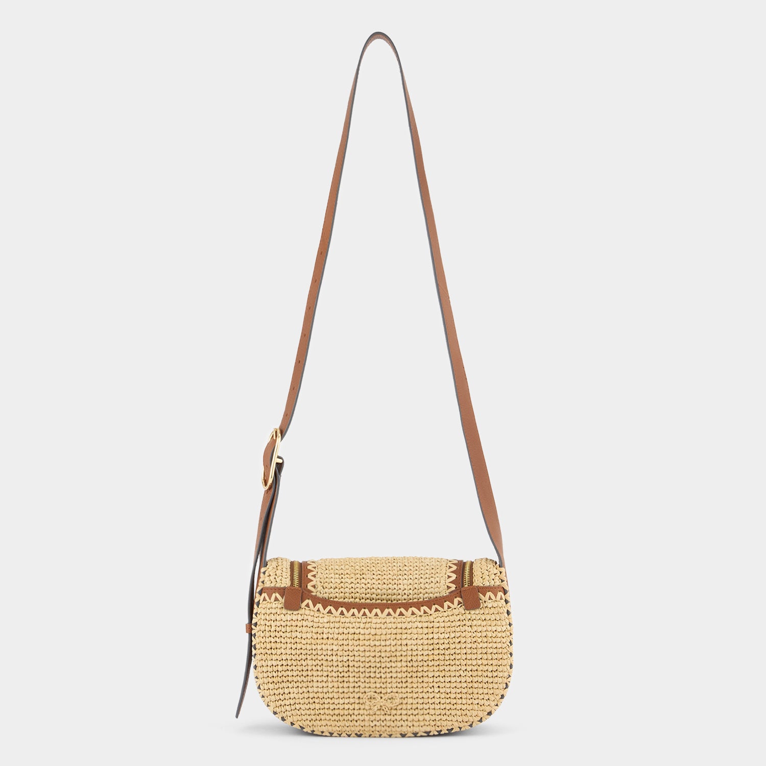 Vere Raffia Small Cross-body -

          
            Raffia in Natural -
          

          Anya Hindmarch UK
