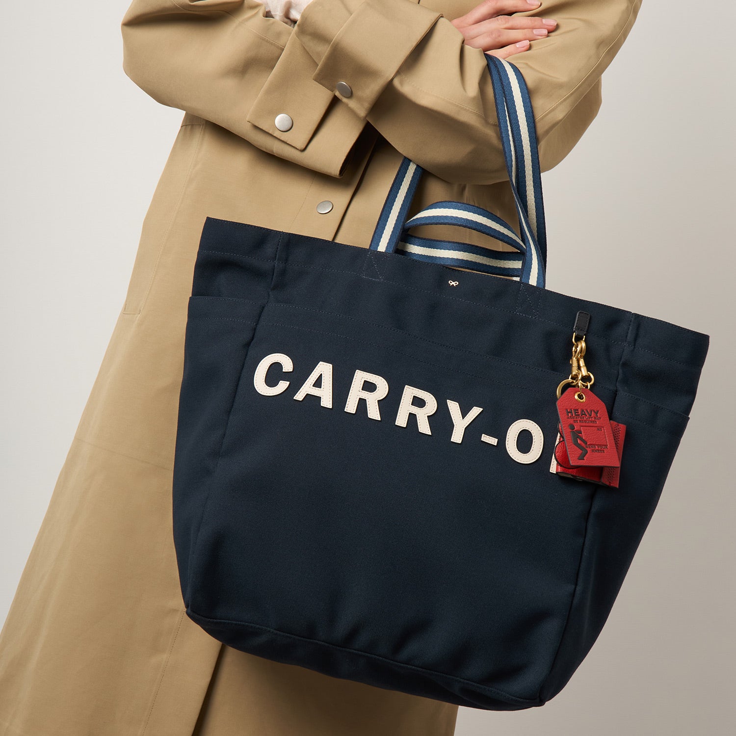 Carry-On Household Tote -

          
            Recycled Canvas in Marine -
          

          Anya Hindmarch UK
