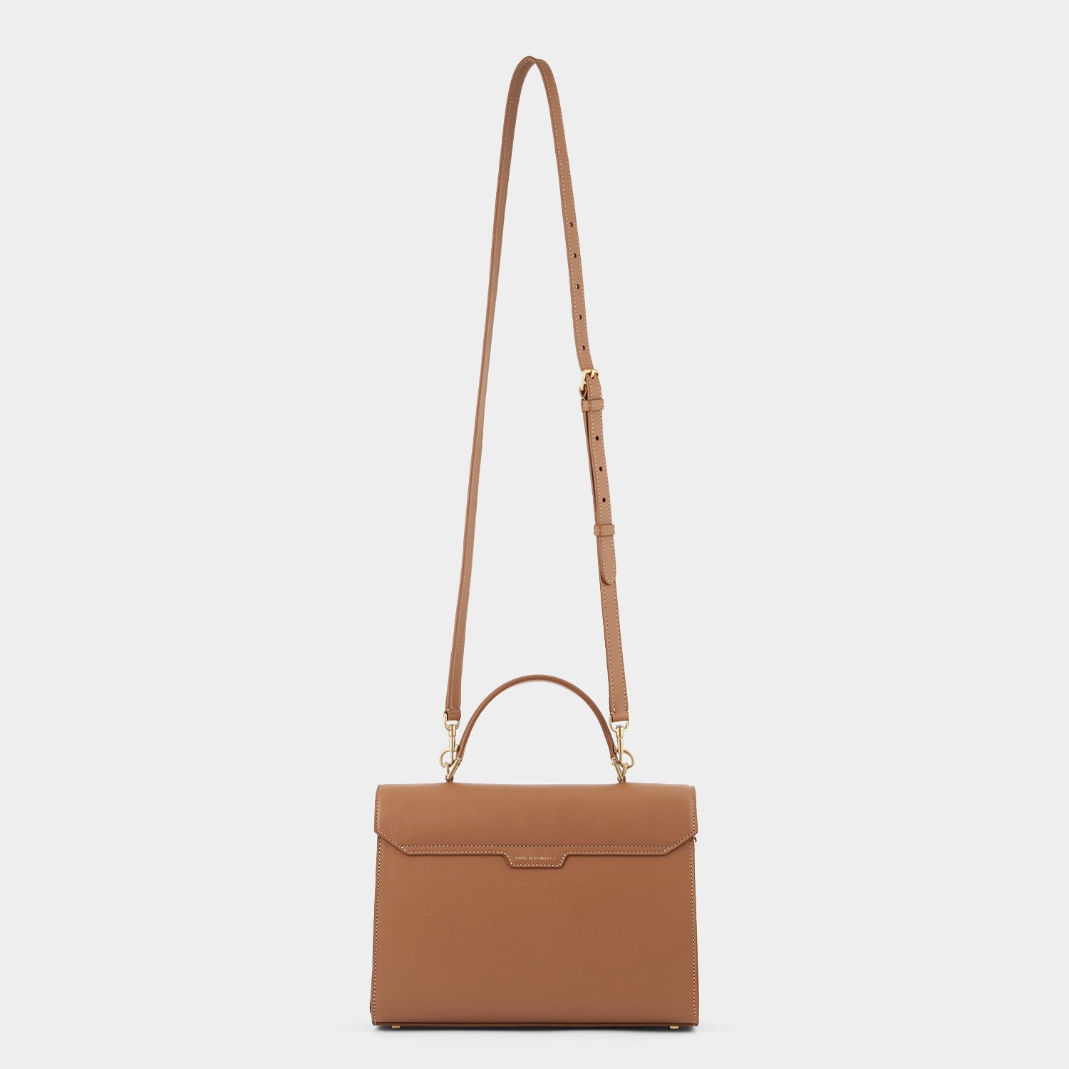 Mortimer Top Handle -

          
            Calf Leather in Pecan -
          

          Anya Hindmarch UK
