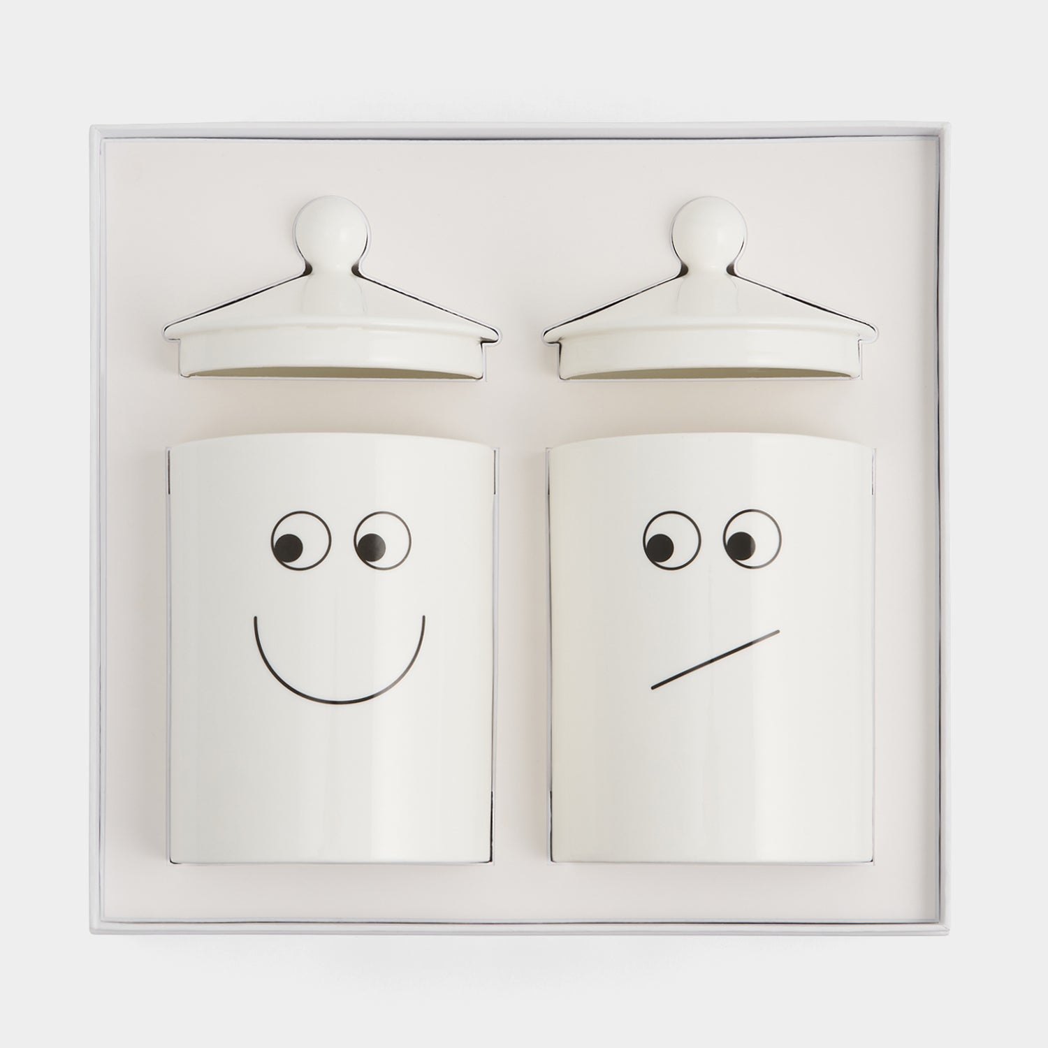 Kitchen Canisters Set -

          
            Bone China in White -
          

          Anya Hindmarch UK
