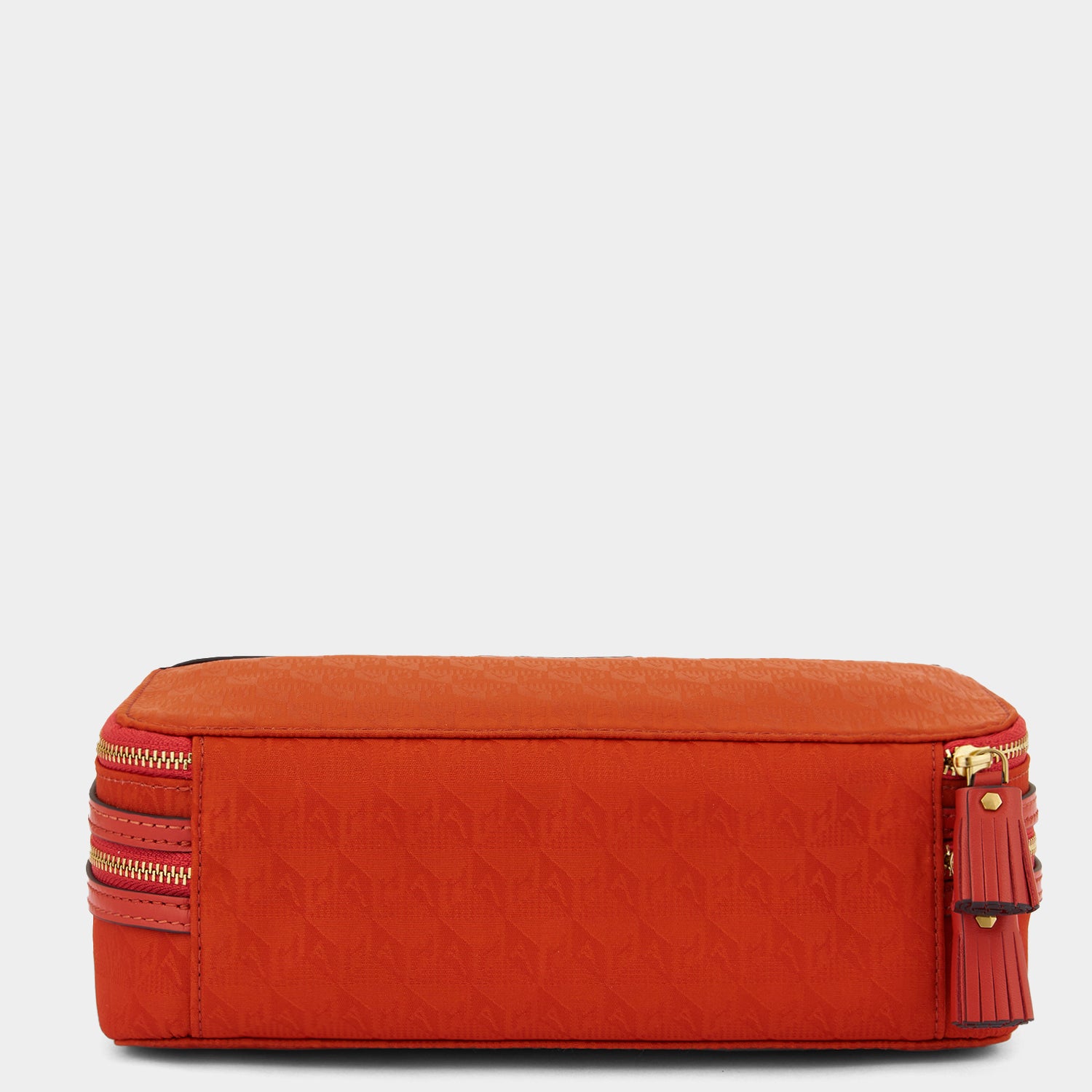 Logo Make-Up Pouch -

          
            Jacquard Nylon in Burnt Sienna -
          

          Anya Hindmarch UK
