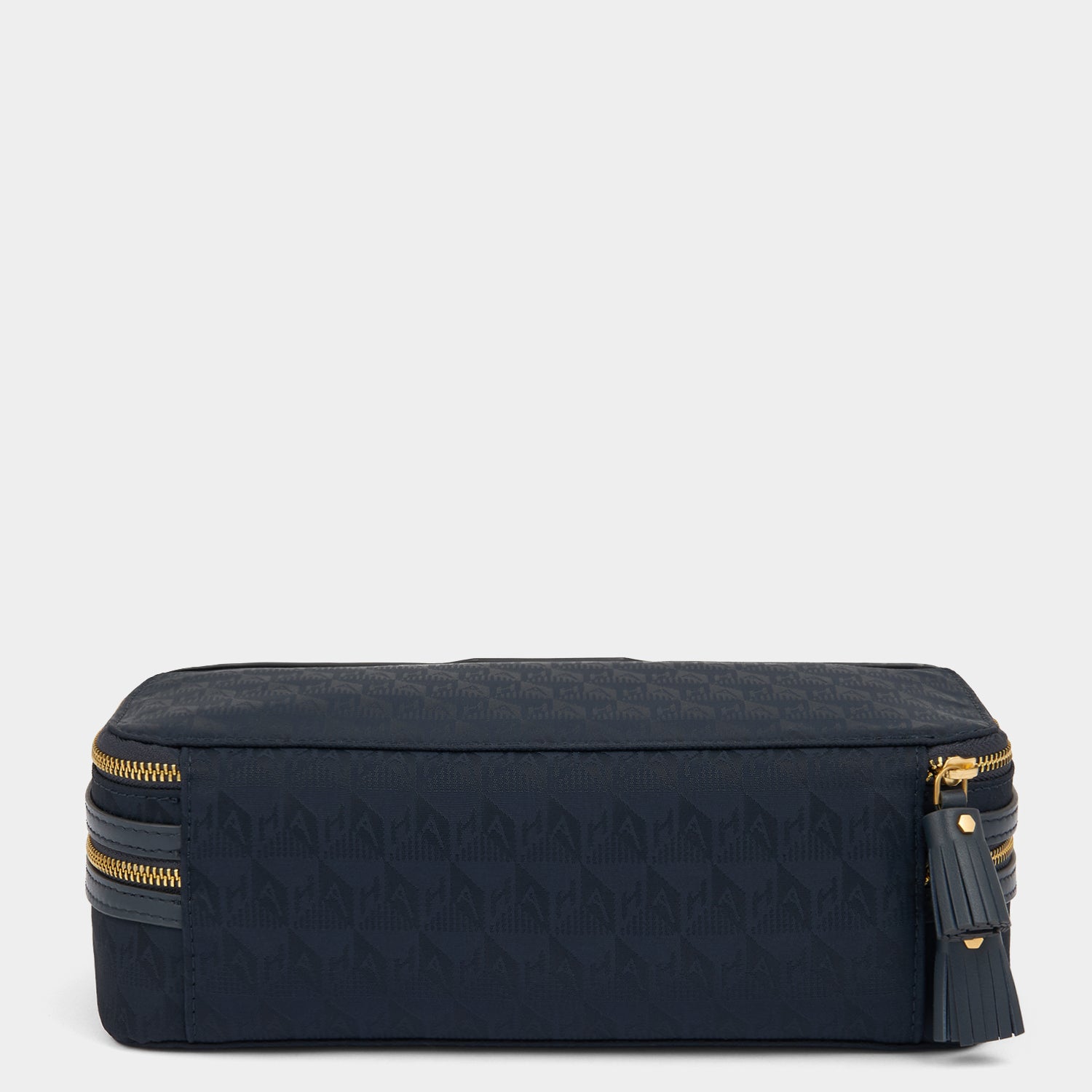 Logo Make-Up Pouch -

          
            Nylon Jacquard in New Marine -
          

          Anya Hindmarch UK
