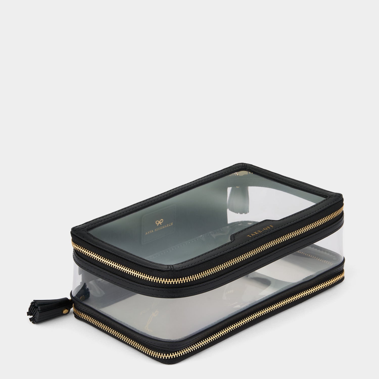 Logo In-Flight Case -

          
            Leather in Black/TPU in clear -
          

          Anya Hindmarch UK
