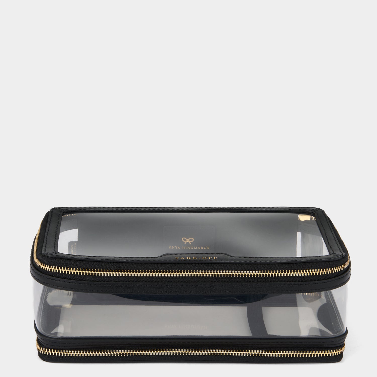 Logo In-Flight Case -

          
            Leather in Black/TPU in clear -
          

          Anya Hindmarch UK
