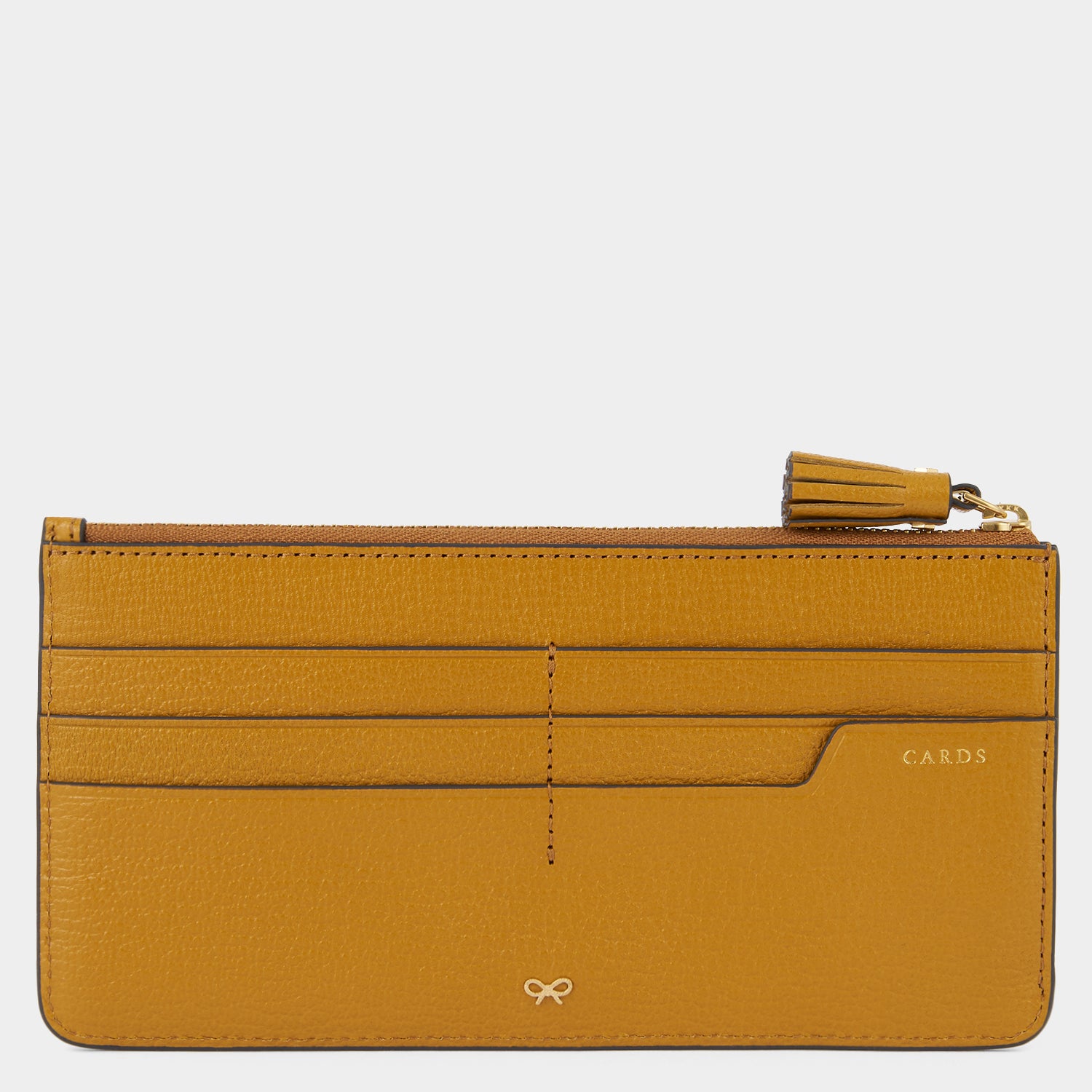 Envelope Slim Zip Wallet -

          
            Capra Leather in Tumeric -
          

          Anya Hindmarch UK
