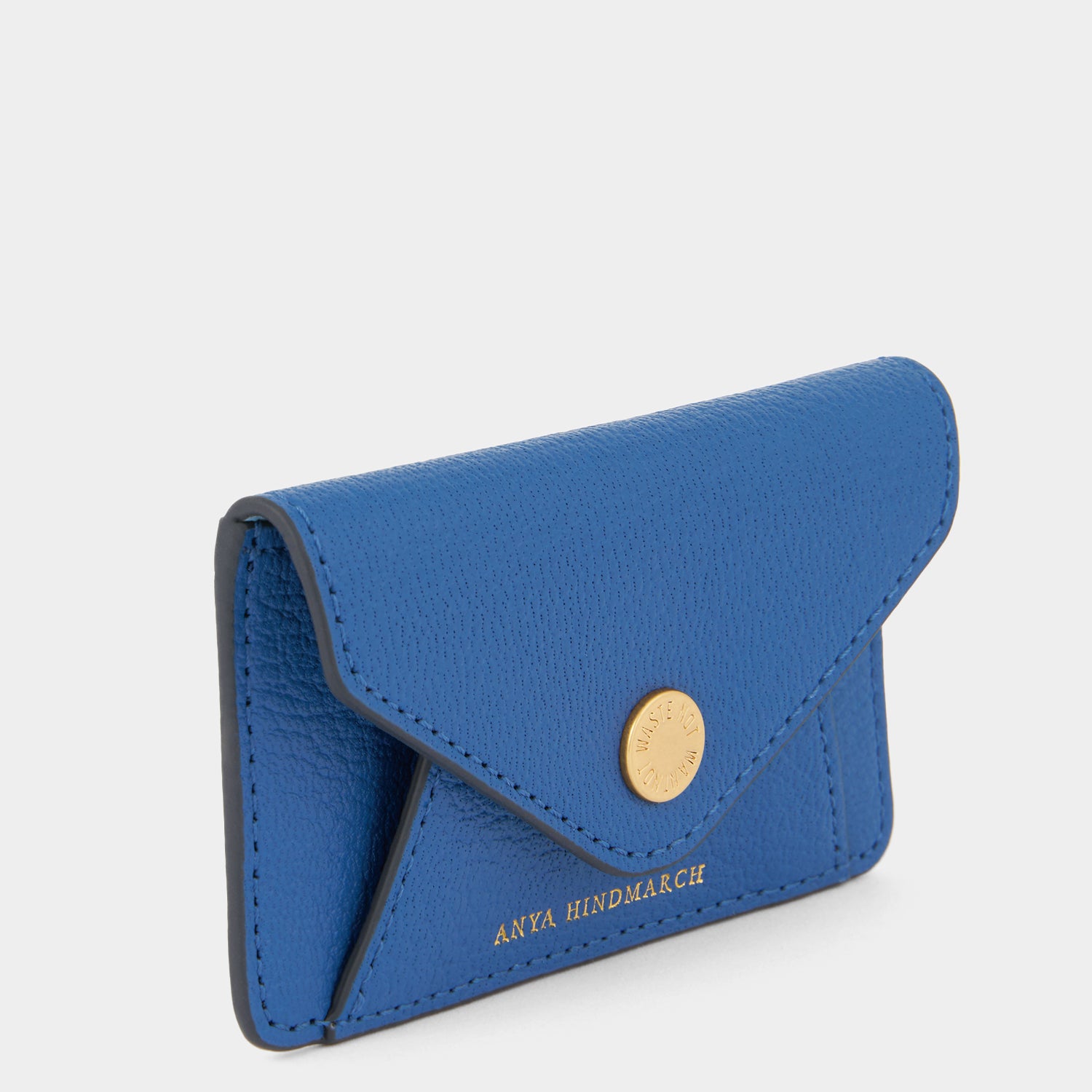 Envelope Purse Phone Sticker -

          
            Capra Leather in Blueberry -
          

          Anya Hindmarch UK
