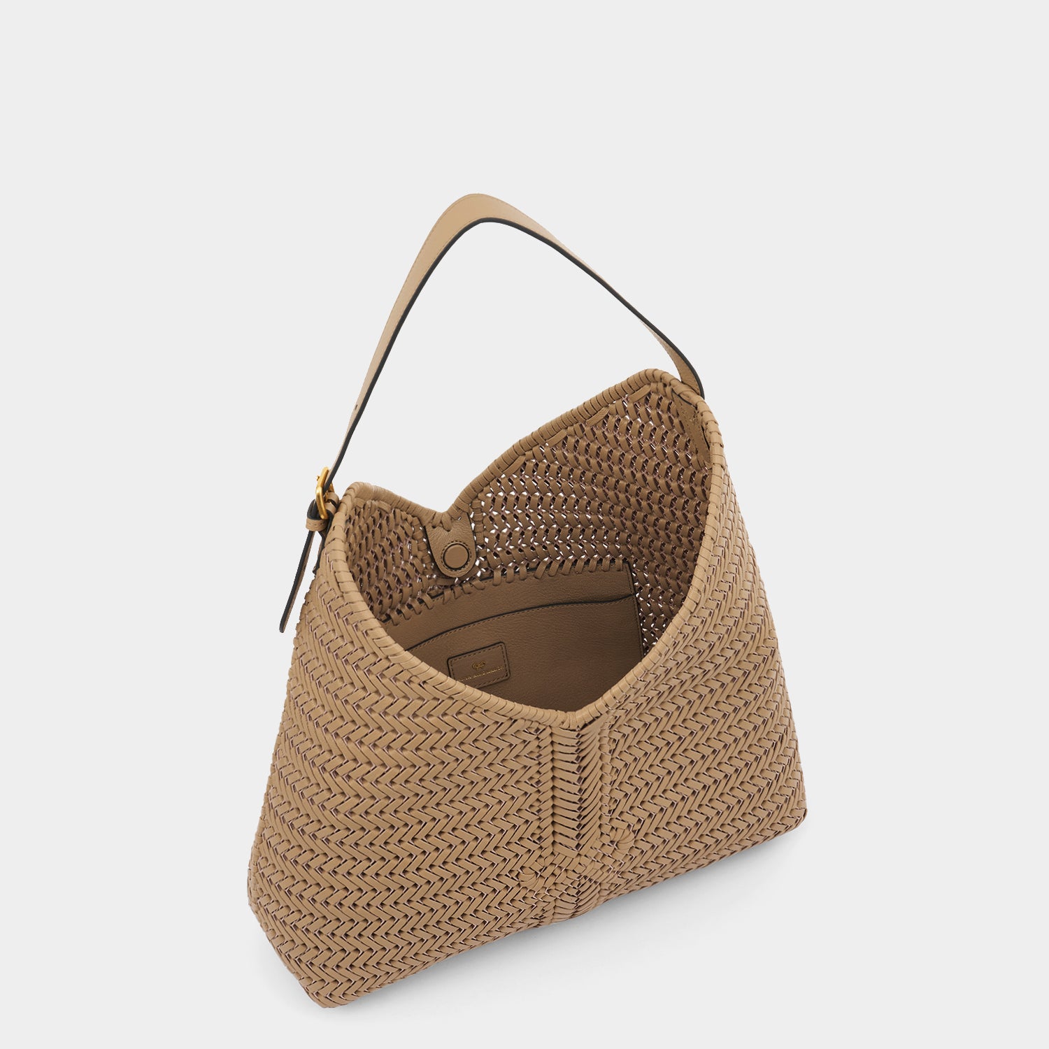 Neeson Tassel Hobo Bag -

          
            Capra Leather in Sand -
          

          Anya Hindmarch UK
