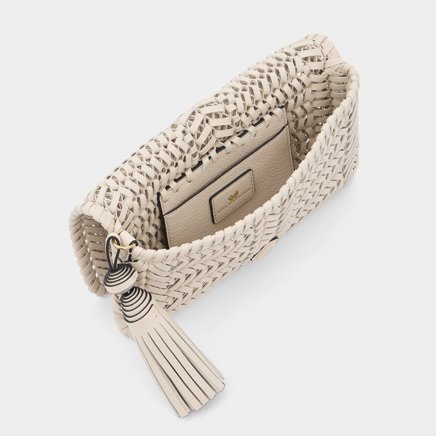 Neeson Tassel Clutch -

          
            Capra Leather in Chalk -
          

          Anya Hindmarch UK
