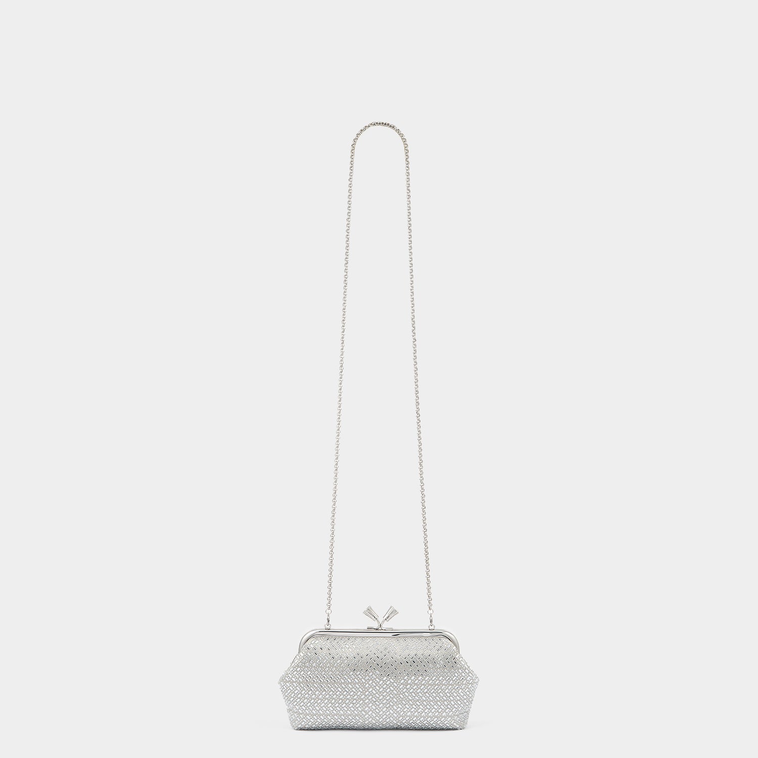 Maud Neeson Crystal Tassel Clutch -

          
            Crystals in Silver -
          

          Anya Hindmarch UK
