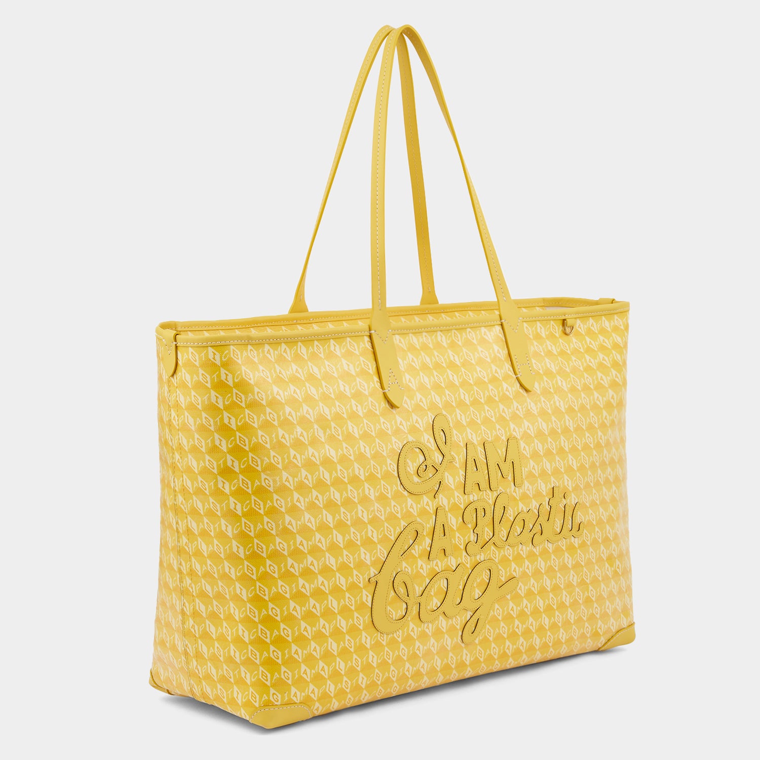 I Am A Plastic Bag Zipped Motif Tote -

          
            Recycled Canvas in Lemon Curd -
          

          Anya Hindmarch UK
