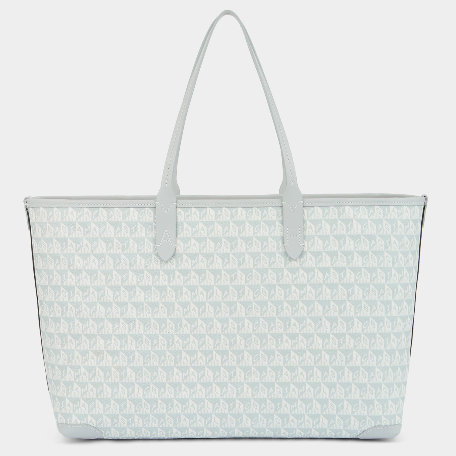 I Am A Plastic Bag Wink Zipped Tote -

          
            Recycled Canvas in Frost -
          

          Anya Hindmarch UK
