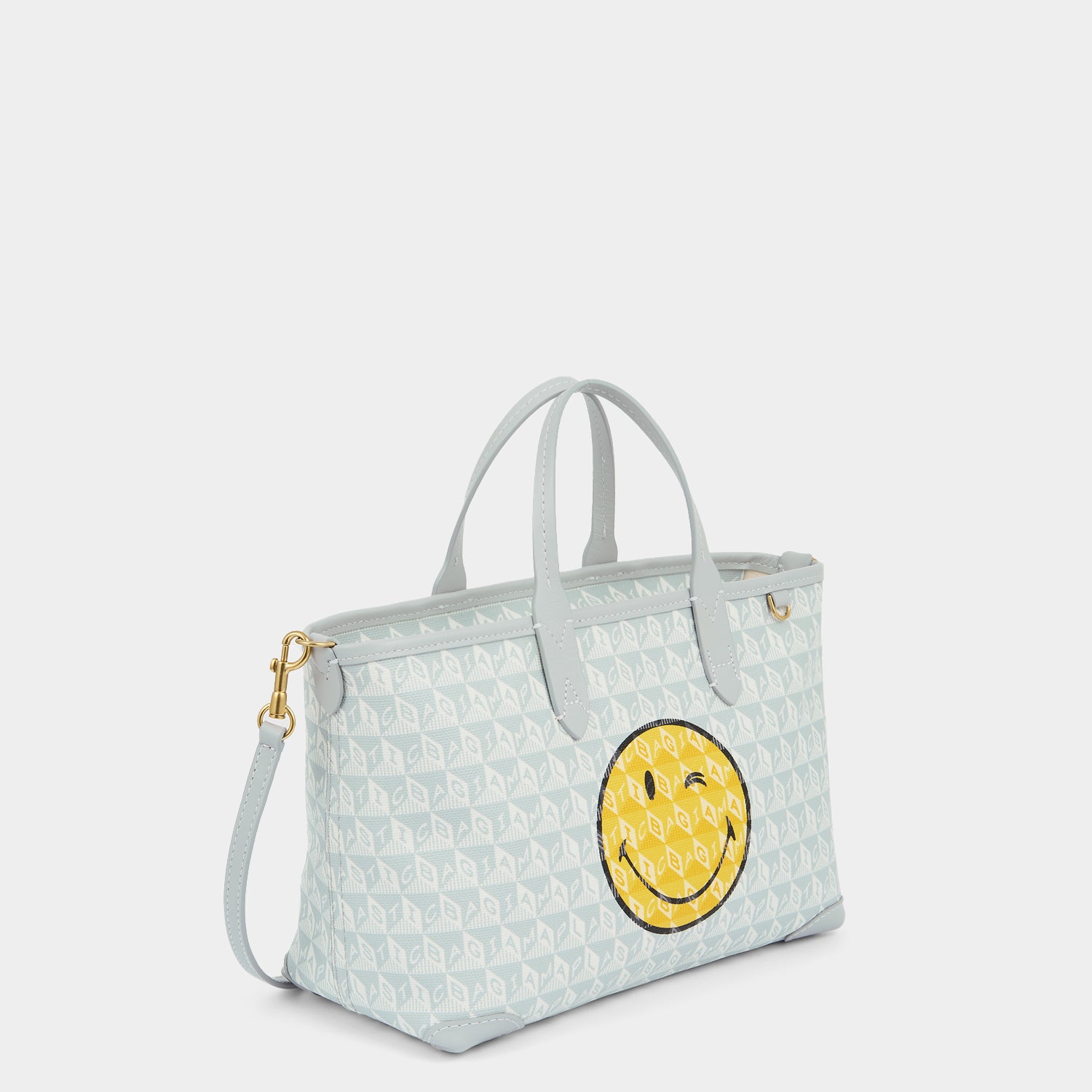 I Am A Plastic Bag XS Wink Zipped Cross-body Tote -

          
            Recycled Canvas in Frost -
          

          Anya Hindmarch UK
