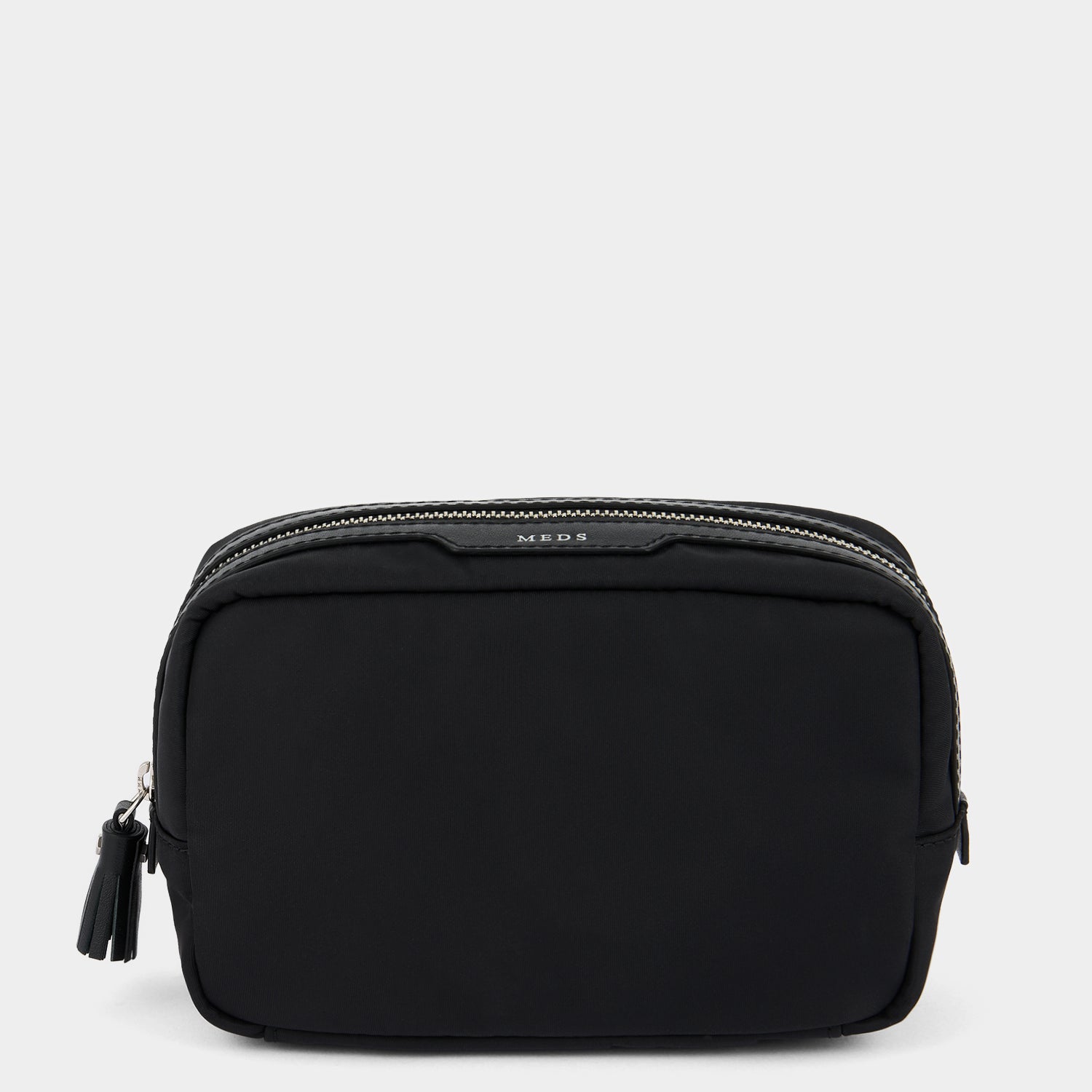 Meds Travel Pouch -

          
            Regenerated ECONYL® in Black -
          

          Anya Hindmarch UK
