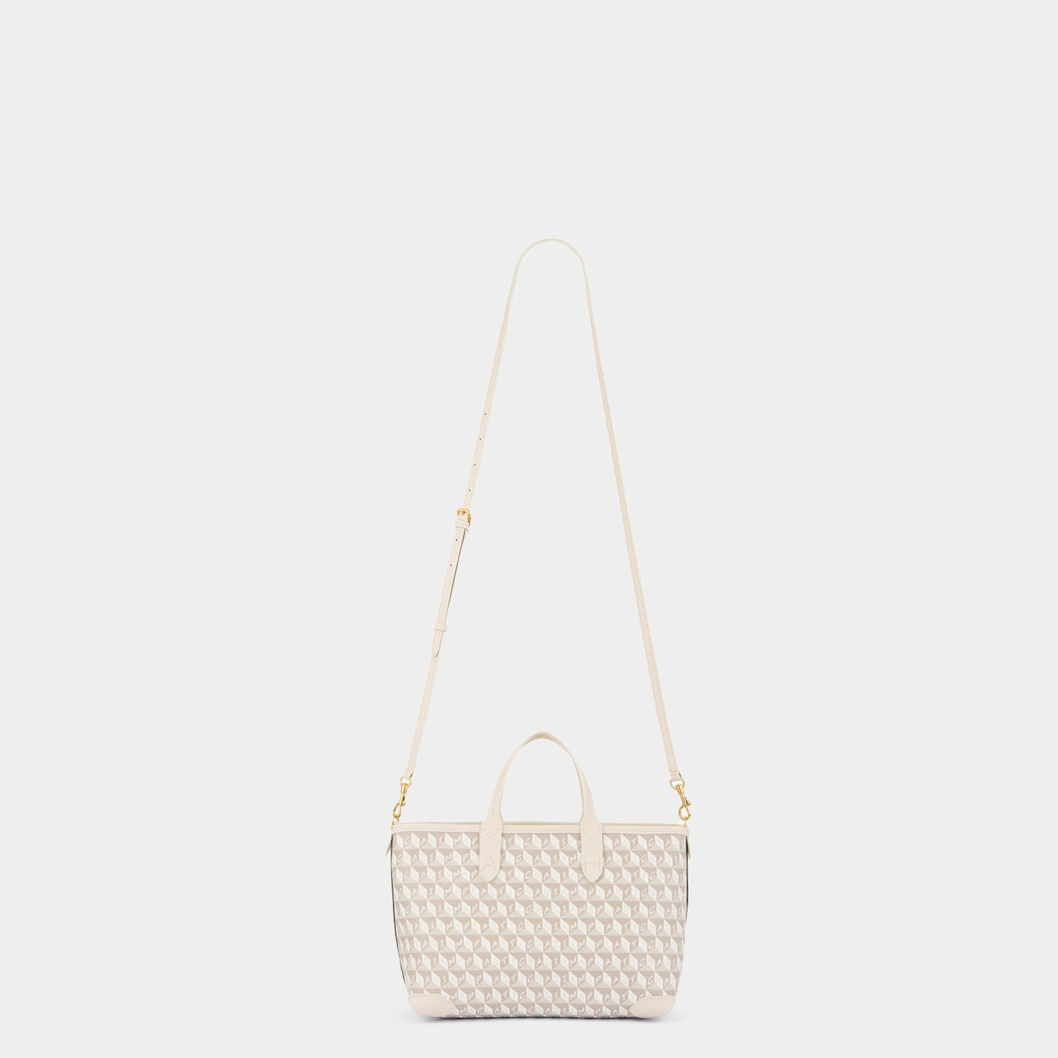 I Am A Plastic Bag XS Zipped Motif Cross-body Tote -

          
            Recycled Canvas in Chalk -
          

          Anya Hindmarch UK
