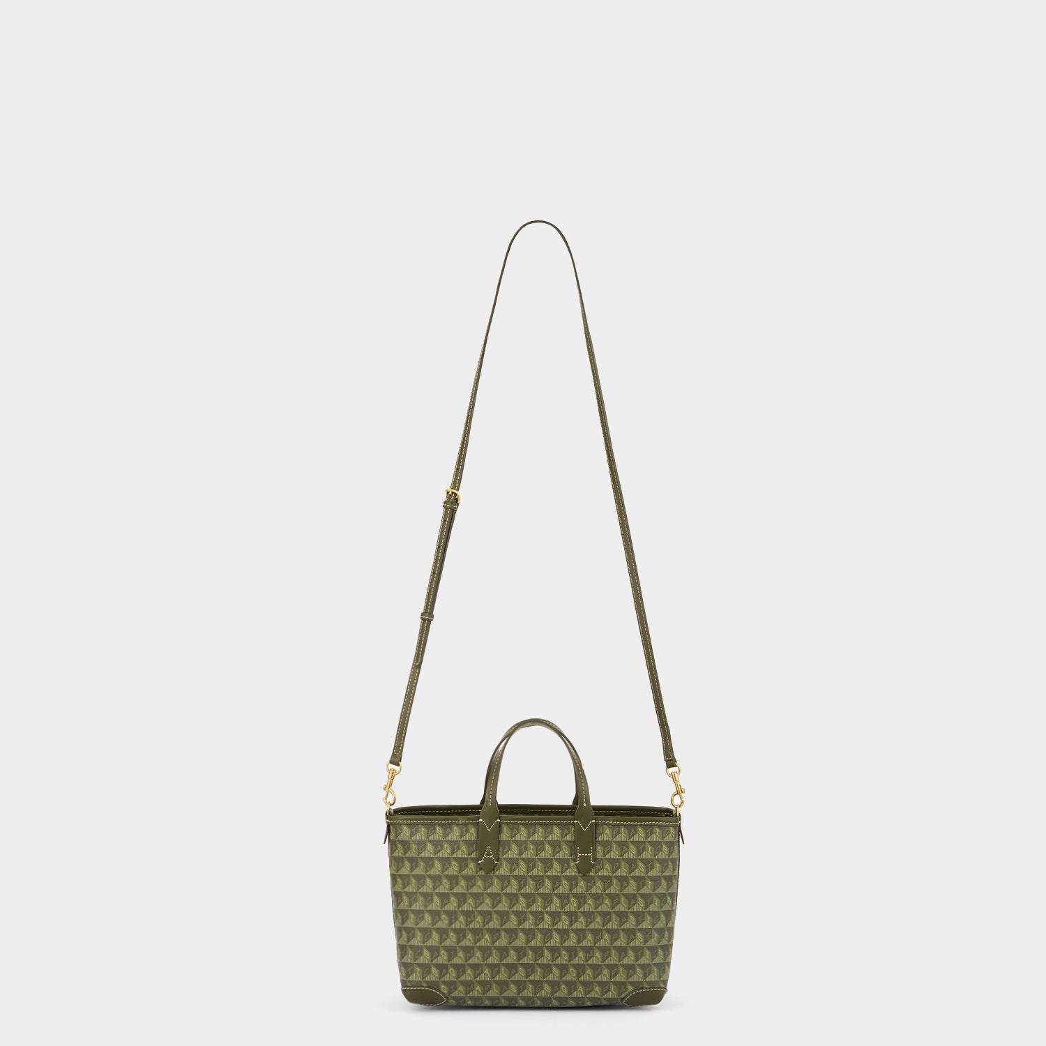 I Am A Plastic Bag XS Zipped Motif Cross-body Tote -

          
            Recycled Canvas in Fern -
          

          Anya Hindmarch UK
