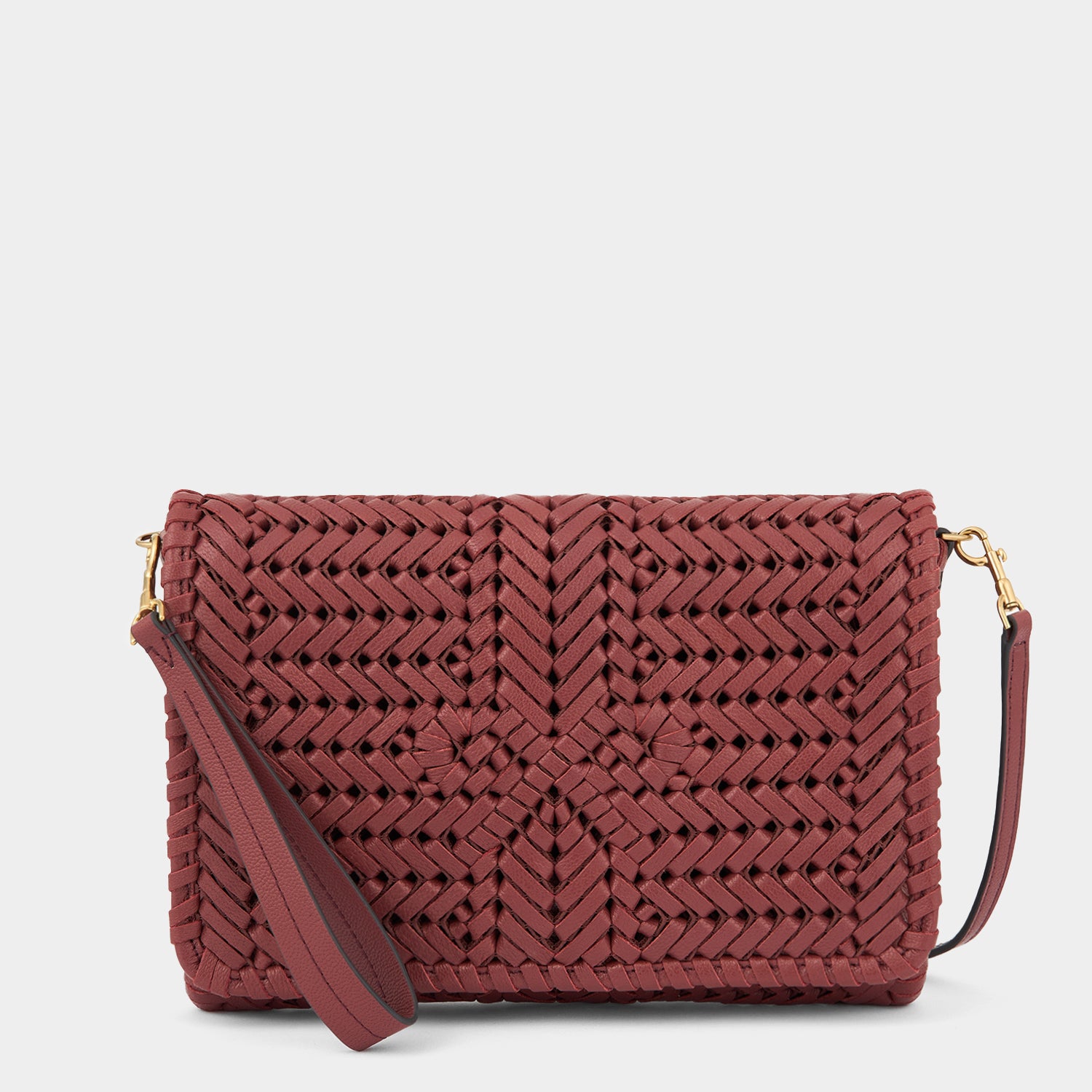 Neeson Cross-body -

          
            Capra Leather in Damson -
          

          Anya Hindmarch UK
