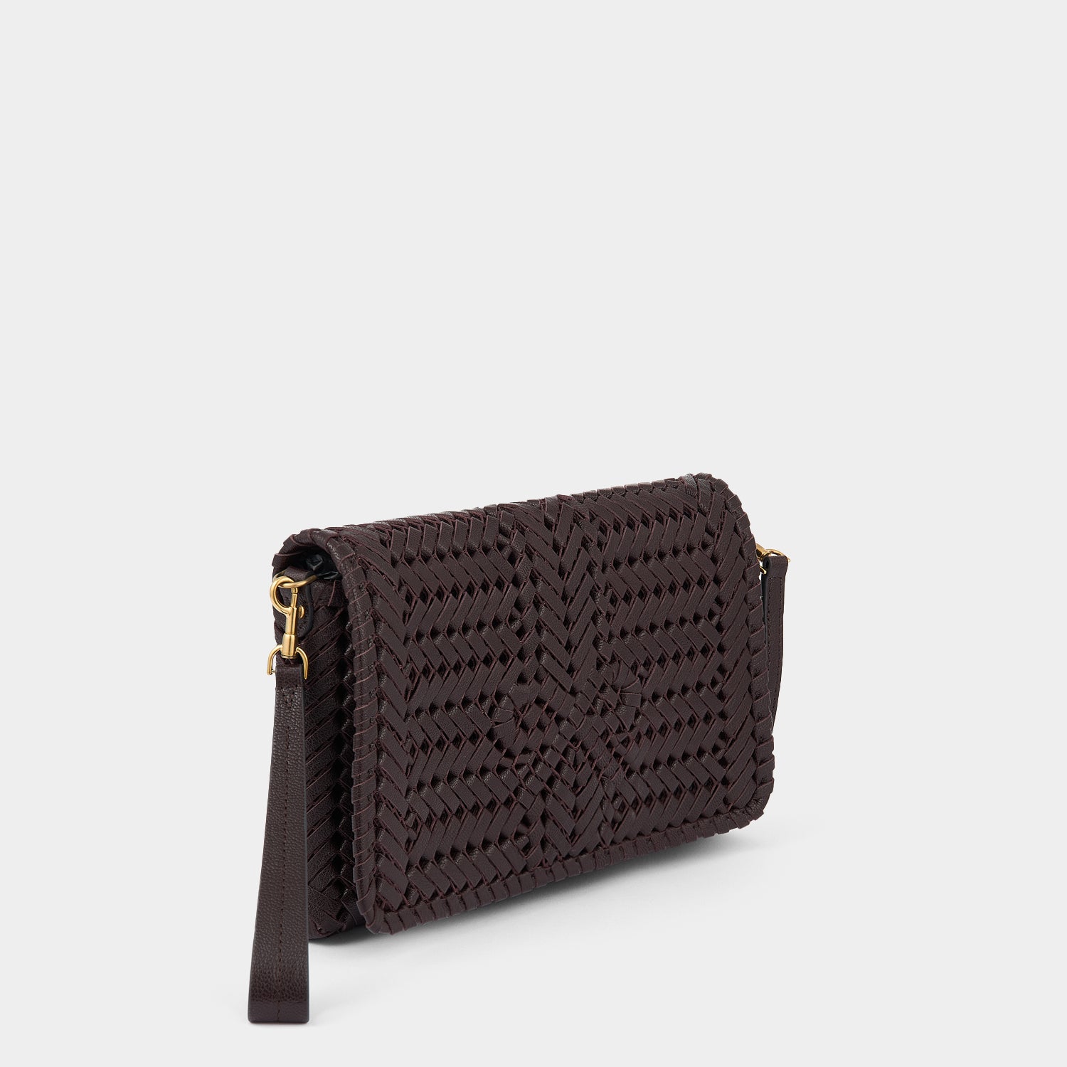 Neeson Cross-body -

          
            Capra Leather in Grape -
          

          Anya Hindmarch UK
