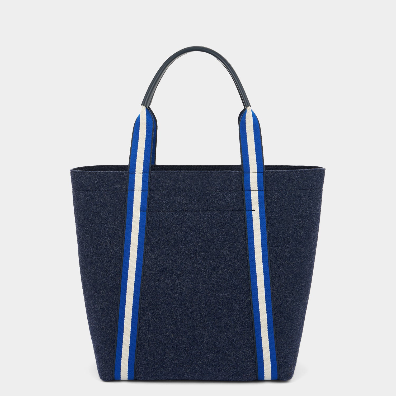 Pont Tote -

          
            Wool Felt in Navy -
          

          Anya Hindmarch UK
