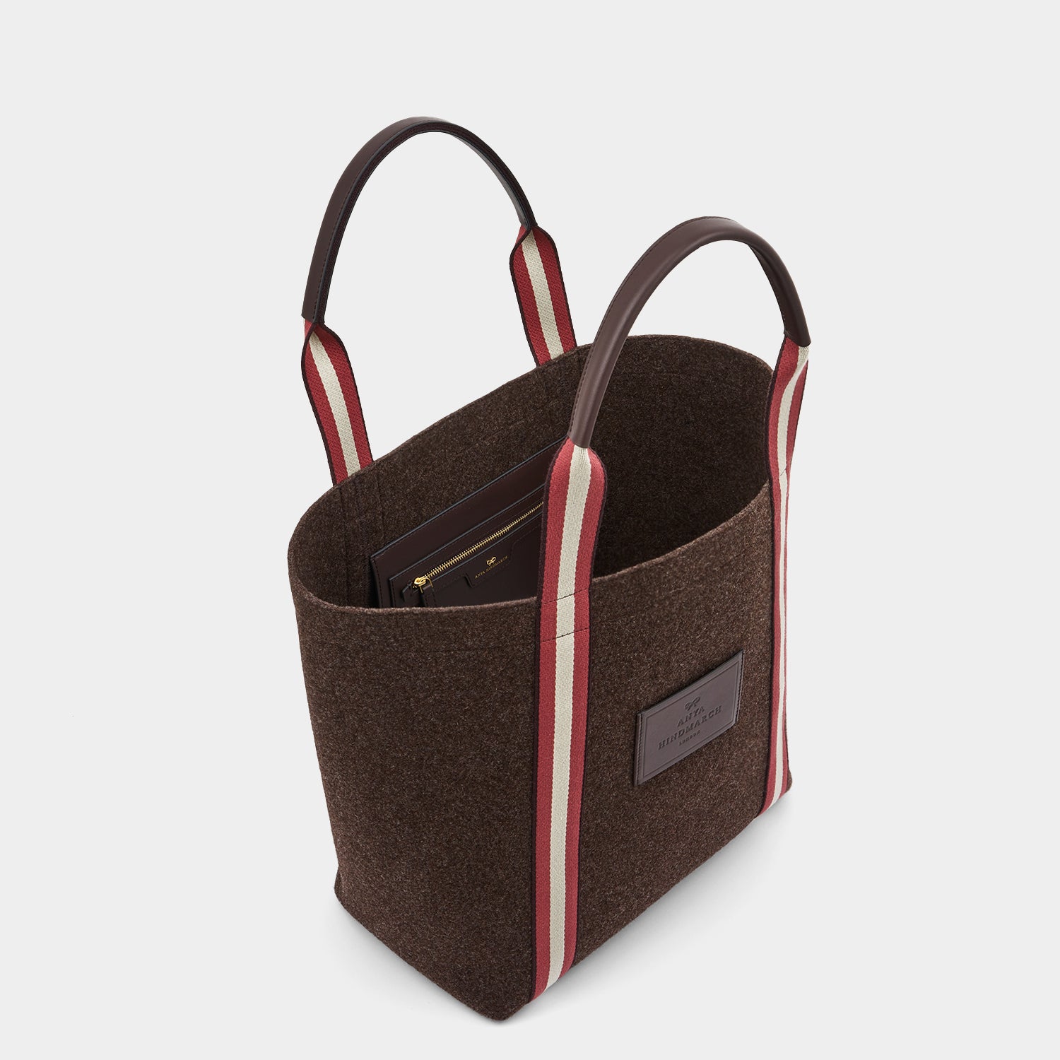 Pont Tote -

          
            Wool Felt in Truffle -
          

          Anya Hindmarch UK
