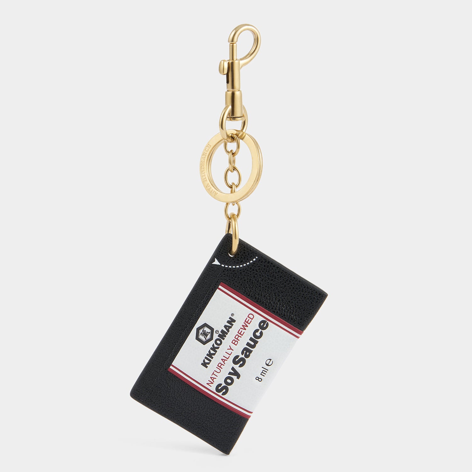 Anya Brands Kikkoman Charm -

          
            Capra Leather in Black -
          

          Anya Hindmarch UK
