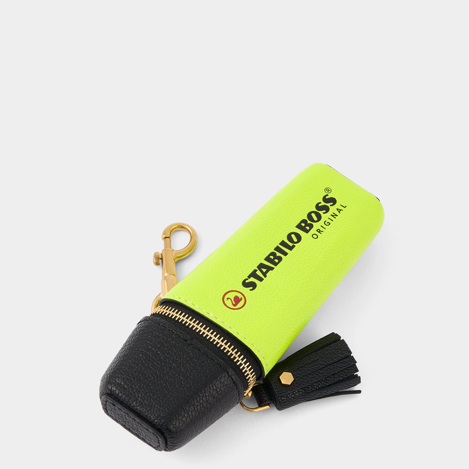 Anya Brands STABILO BOSS ORIGINAL Coin Purse Charm -

          
            Capra Leather in Neon Yellow -
          

          Anya Hindmarch UK
