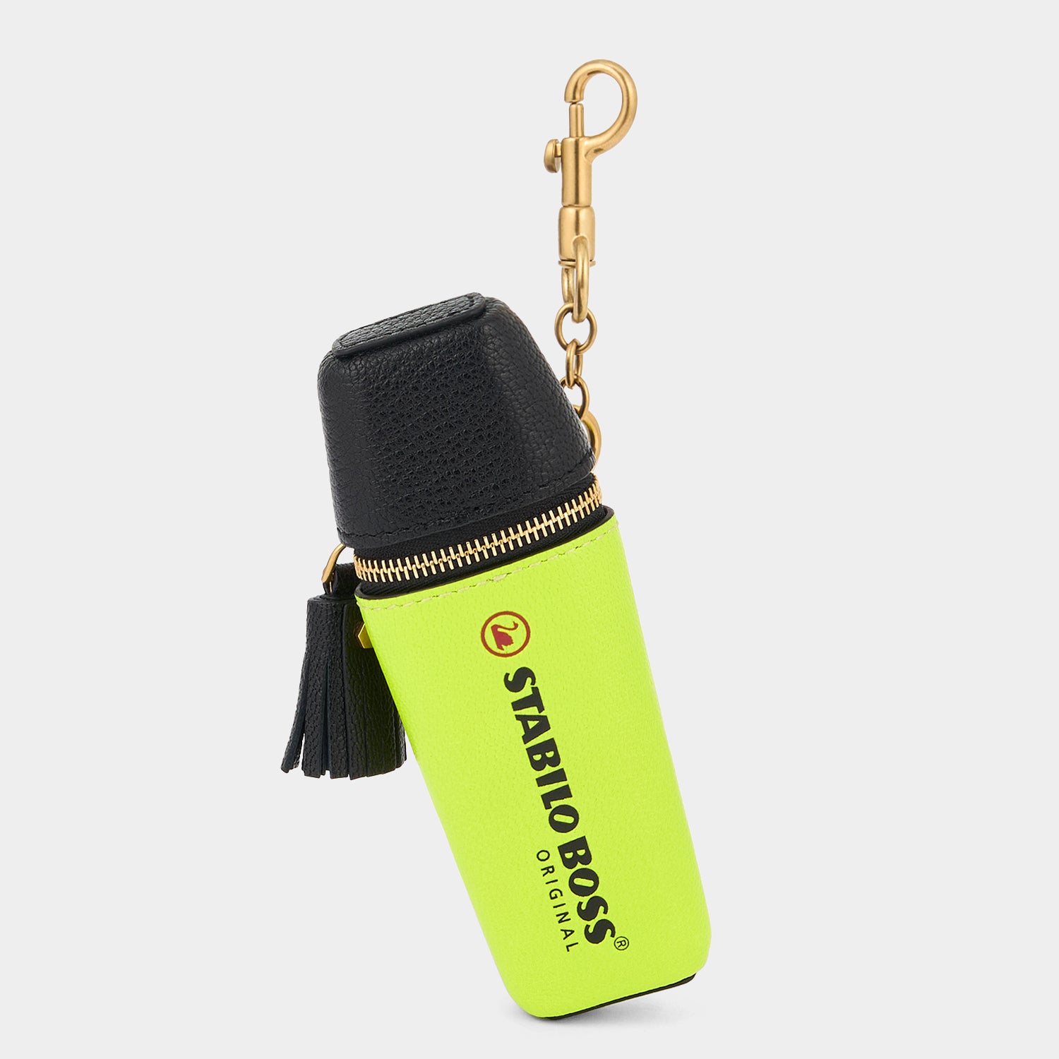 Anya Brands STABILO BOSS ORIGINAL Coin Purse Charm -

          
            Capra Leather in Neon Yellow -
          

          Anya Hindmarch UK
