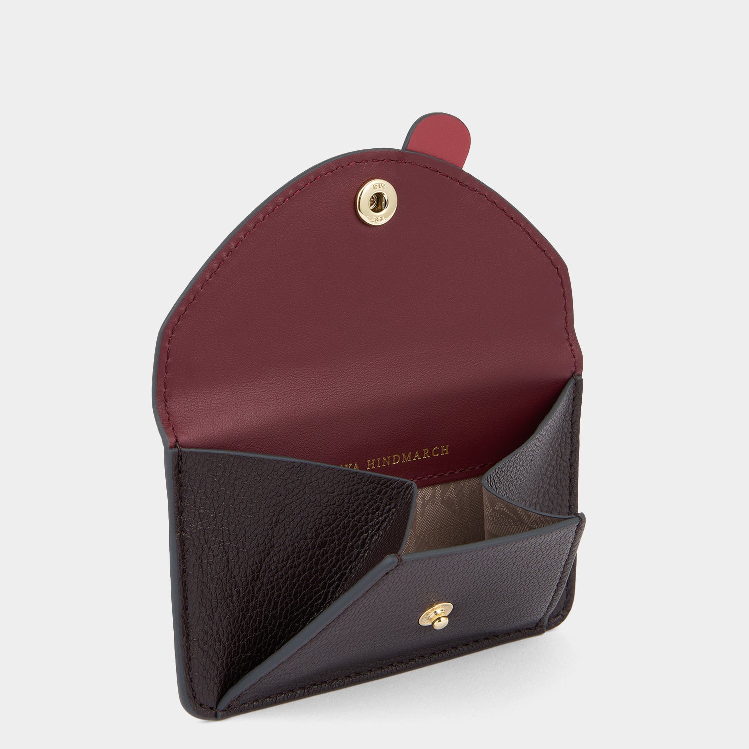 Zany Envelope Purse Sticker -

          
            Capra Leather in Grape -
          

          Anya Hindmarch UK
