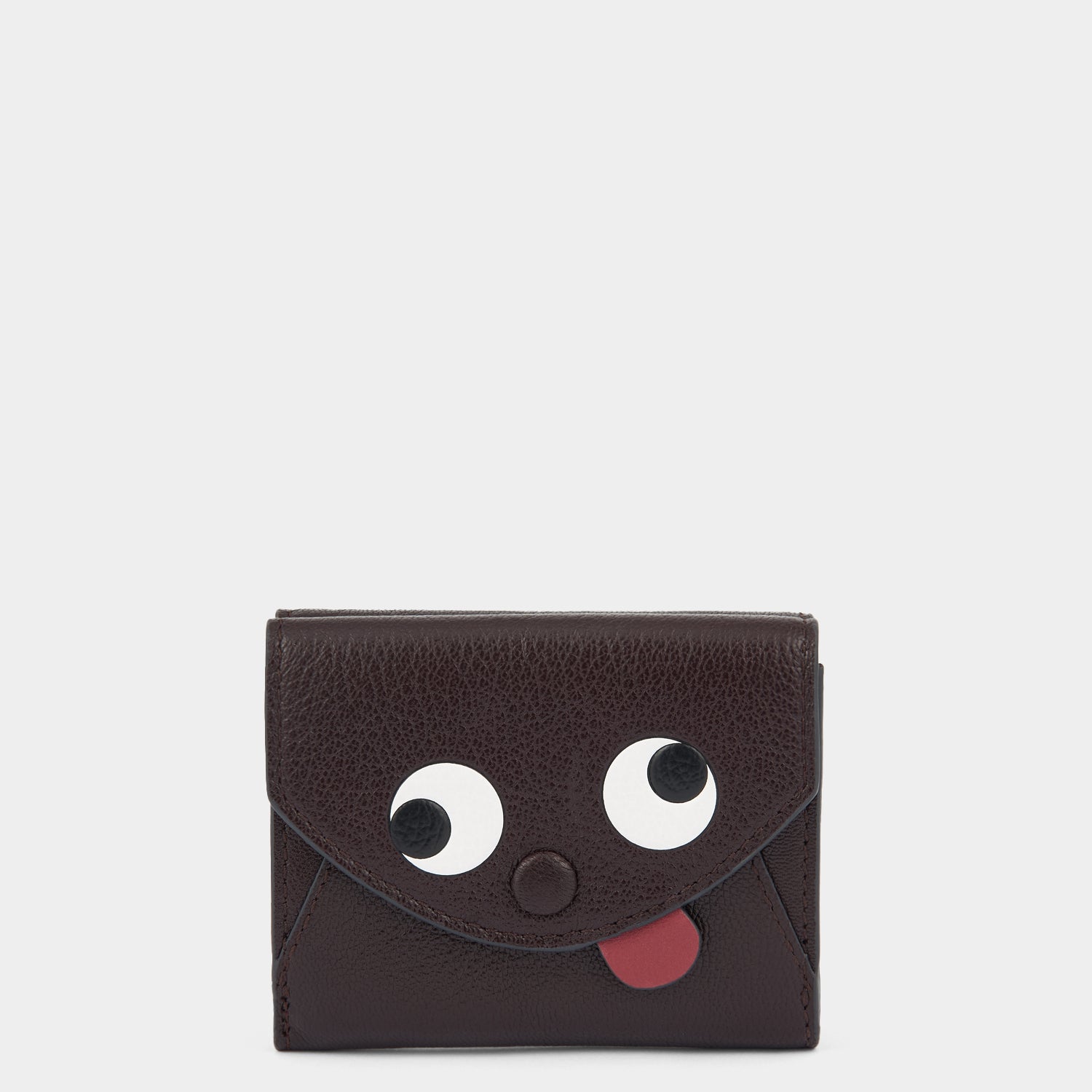 Zany Mini Trifold Wallet -

          
            Capra Leather in Grape -
          

          Anya Hindmarch UK
