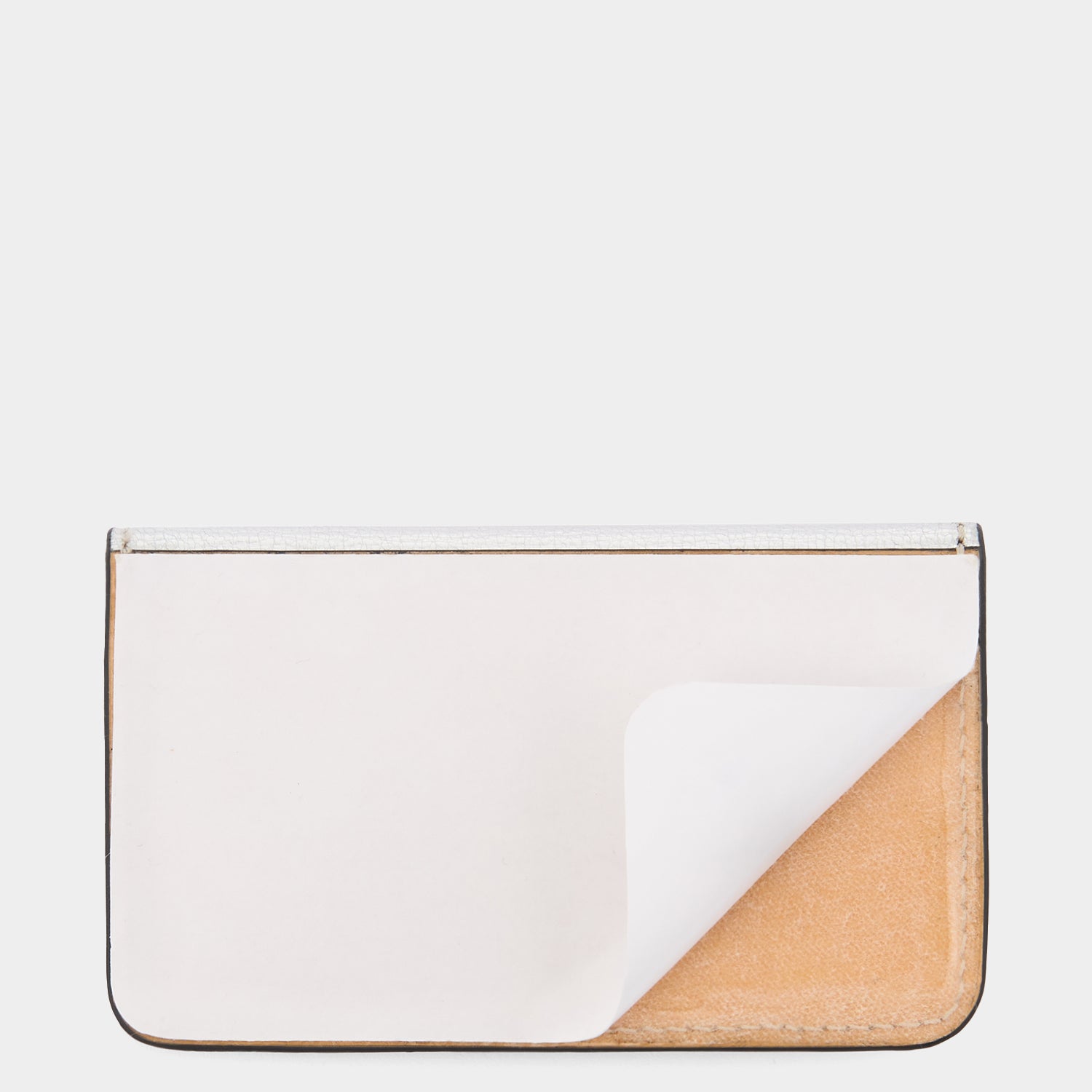 Eyes Envelope Purse Phone Sticker -

          
            Capra Leather in Metallic Silver -
          

          Anya Hindmarch UK
