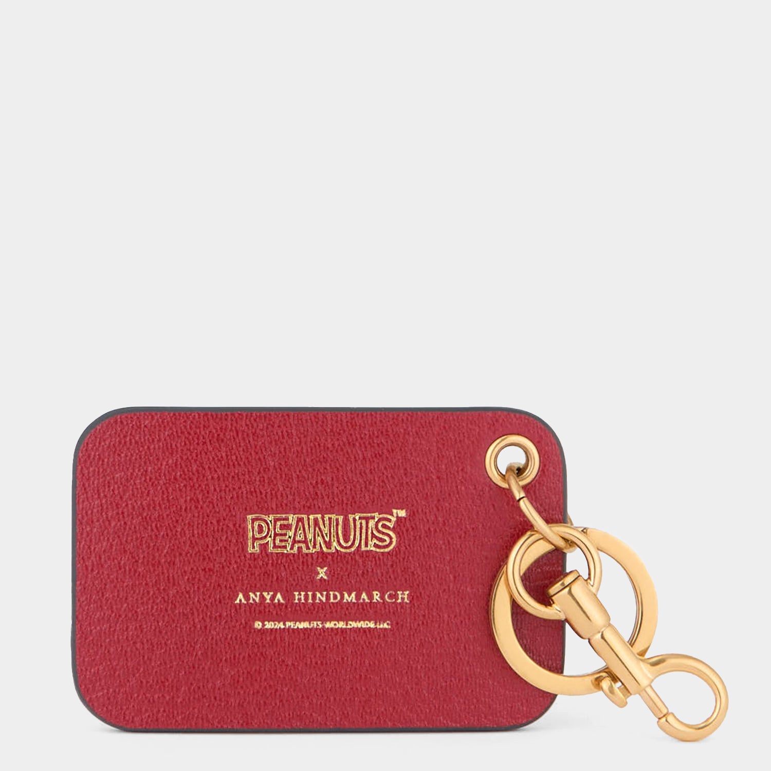 Peanuts Snoopy Home Key Charm -

          
            Capra Leather in Chalk/Red -
          

          Anya Hindmarch UK
