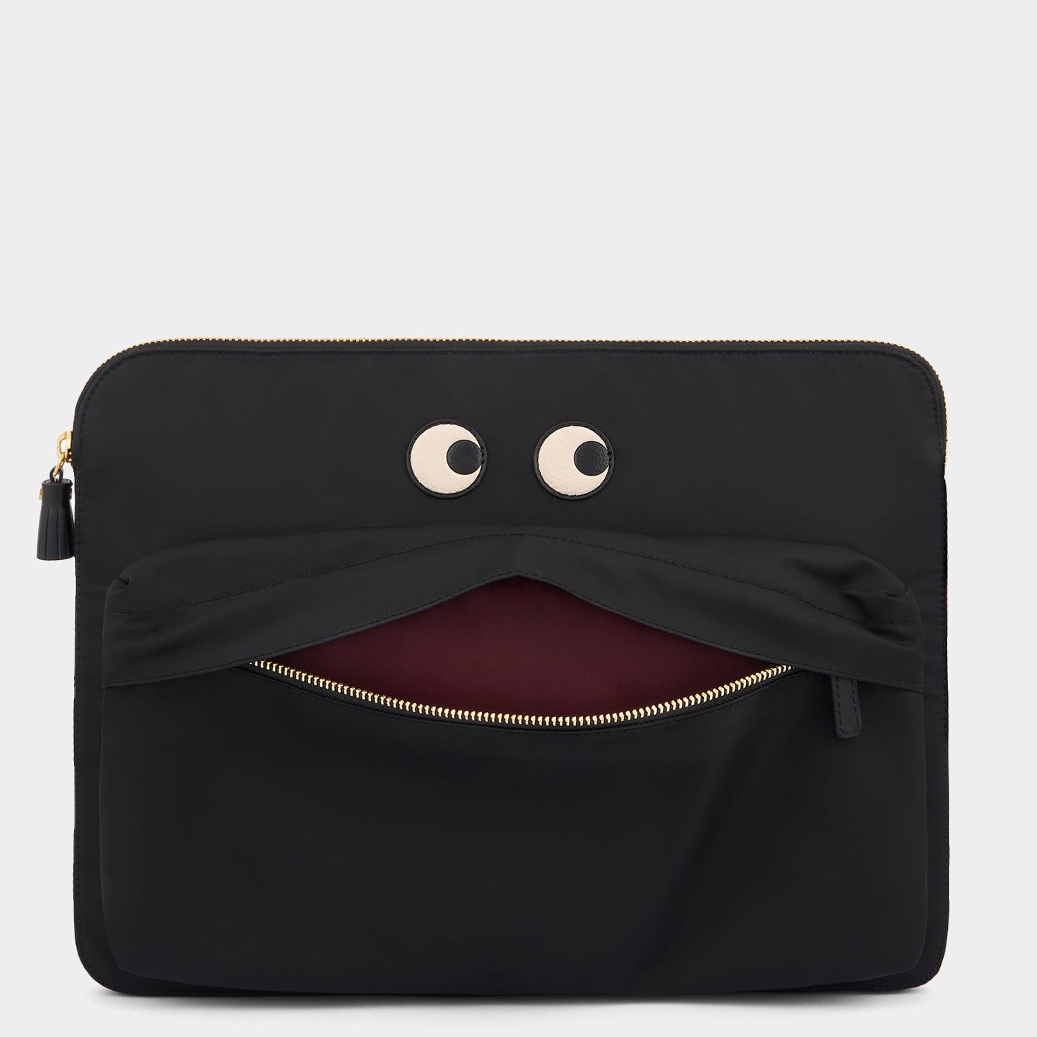 Eyes Technology Case -

          
            Regenerated ECONYL® Nylon in Black -
          

          Anya Hindmarch UK
