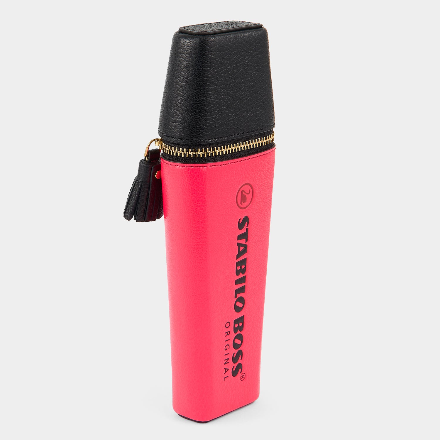 Anya Brands STABILO BOSS ORIGINAL Pencil Case -

          
            Capra Leather in Neon Pink -
          

          Anya Hindmarch UK
