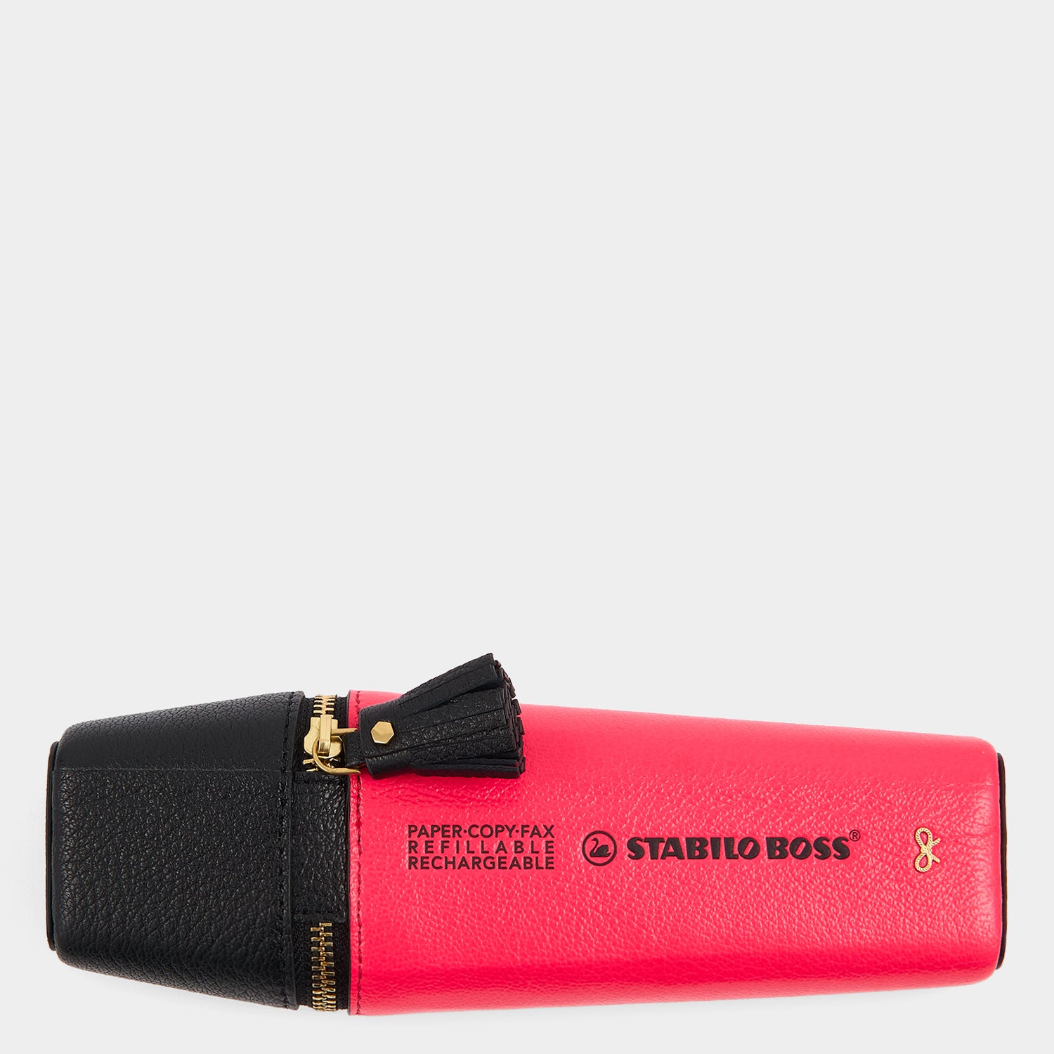 Anya Brands STABILO BOSS ORIGINAL Pencil Case -

          
            Capra Leather in Neon Pink -
          

          Anya Hindmarch UK
