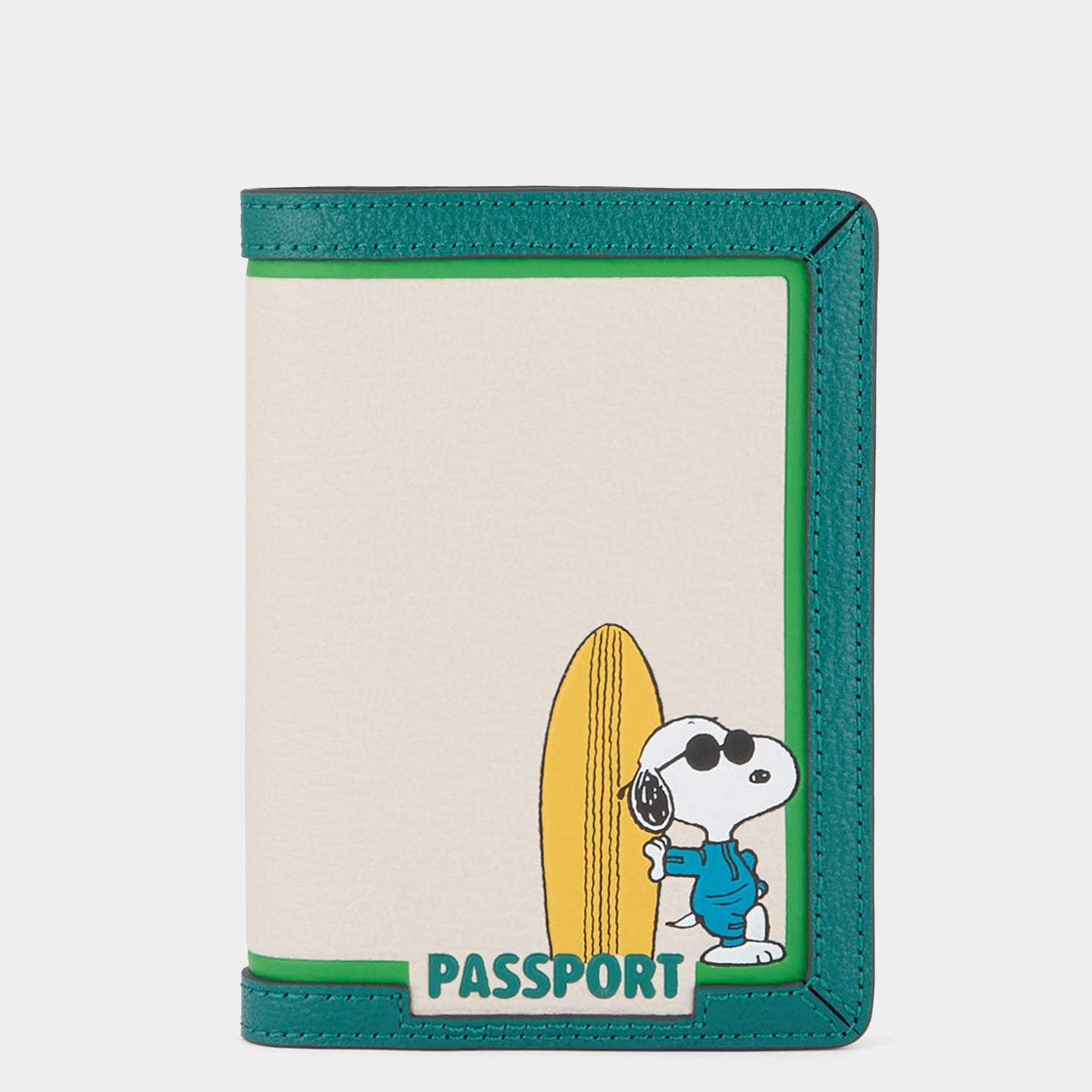 Peanuts Snoopy Passport Holder -

          
            Capra Leather in Chalk -
          

          Anya Hindmarch UK
