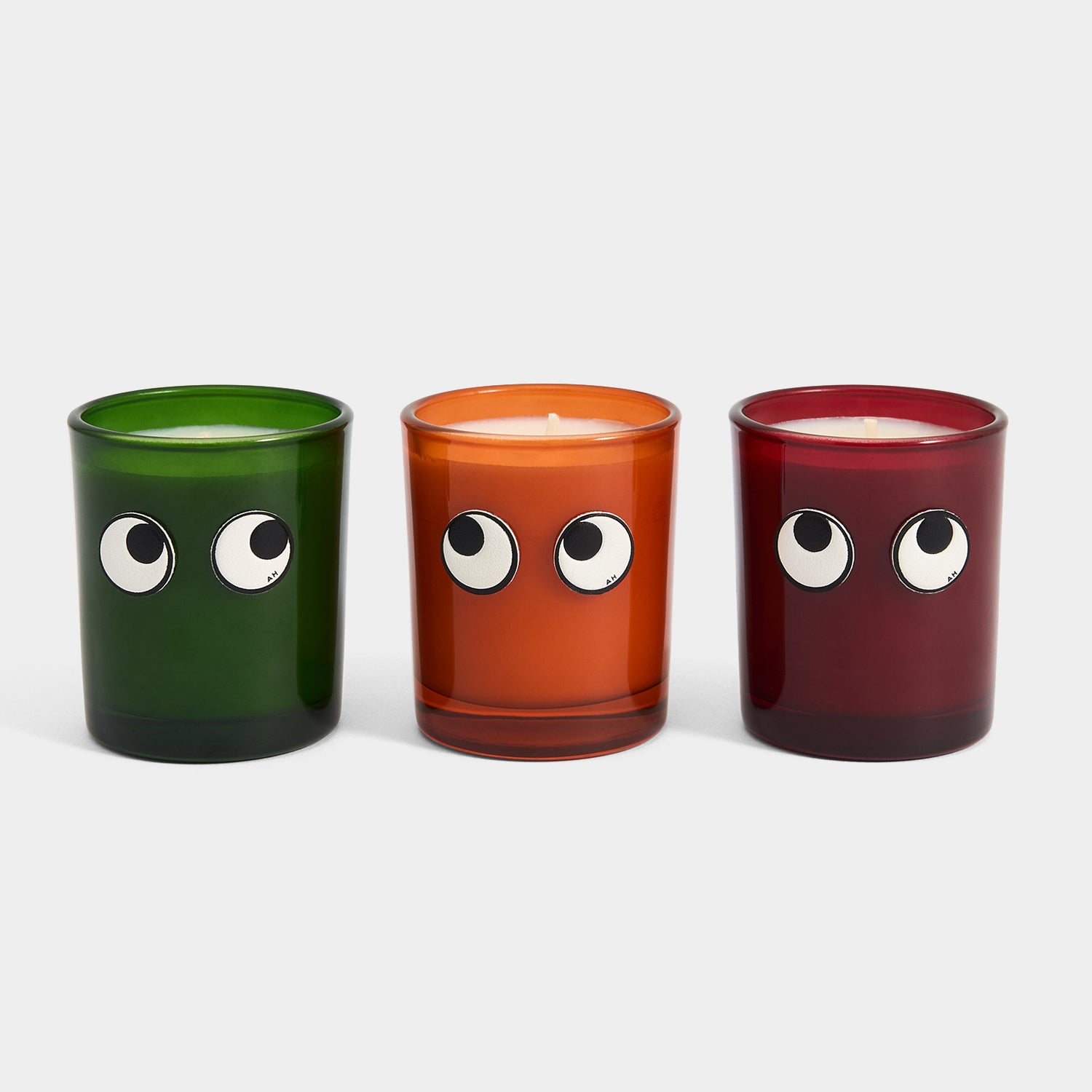 Set of 3 Mini Eyes Candles -

          
            Wax in Natural -
          

          Anya Hindmarch UK
