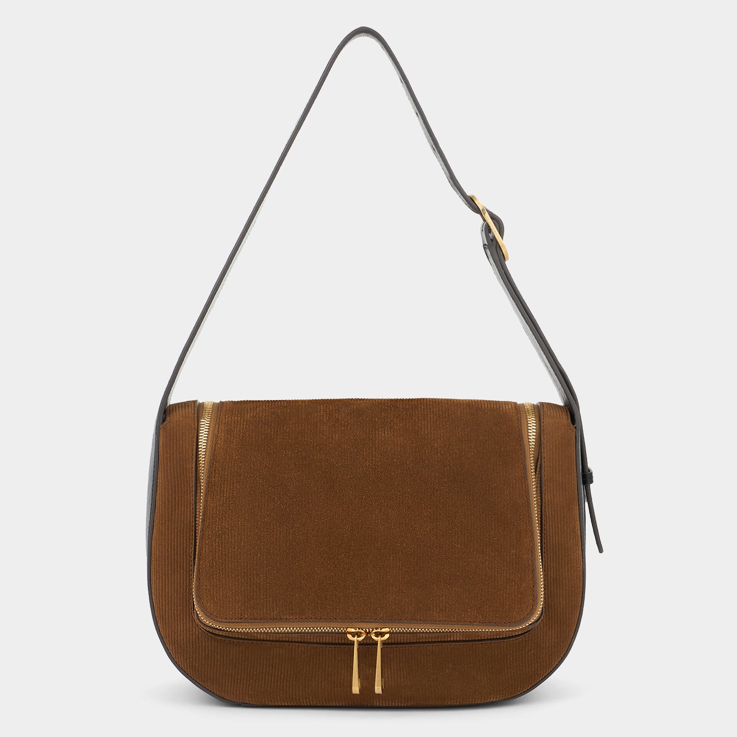 Vere Shoulder Bag -

          
            Corduroy Suede in Sepia -
          

          Anya Hindmarch UK
