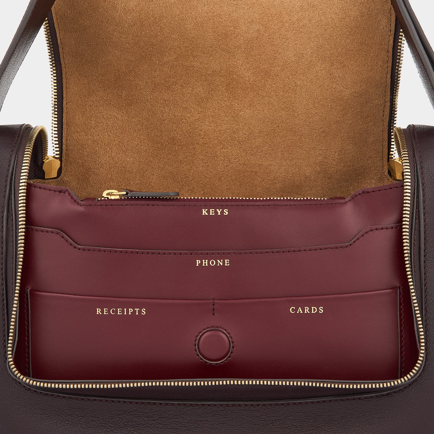 Vere Shoulder Bag -

          
            Calf Leather in Grape -
          

          Anya Hindmarch UK
