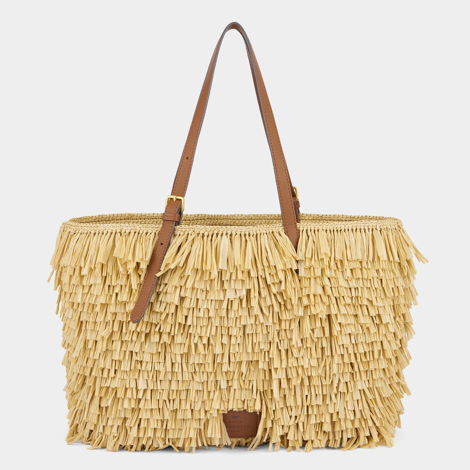 E/W Raffia Eyes Tote -

          
            Raffia in Natural -
          

          Anya Hindmarch UK
