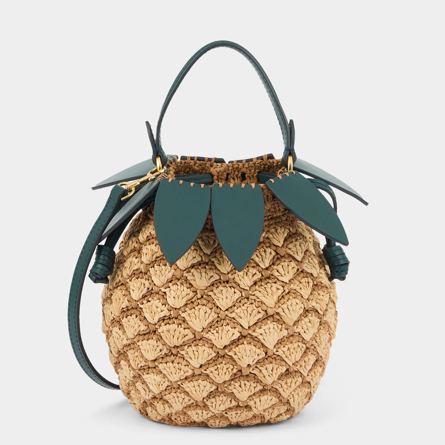 Pineapple Cross-body -

          
            Raffia in Natural -
          

          Anya Hindmarch UK
