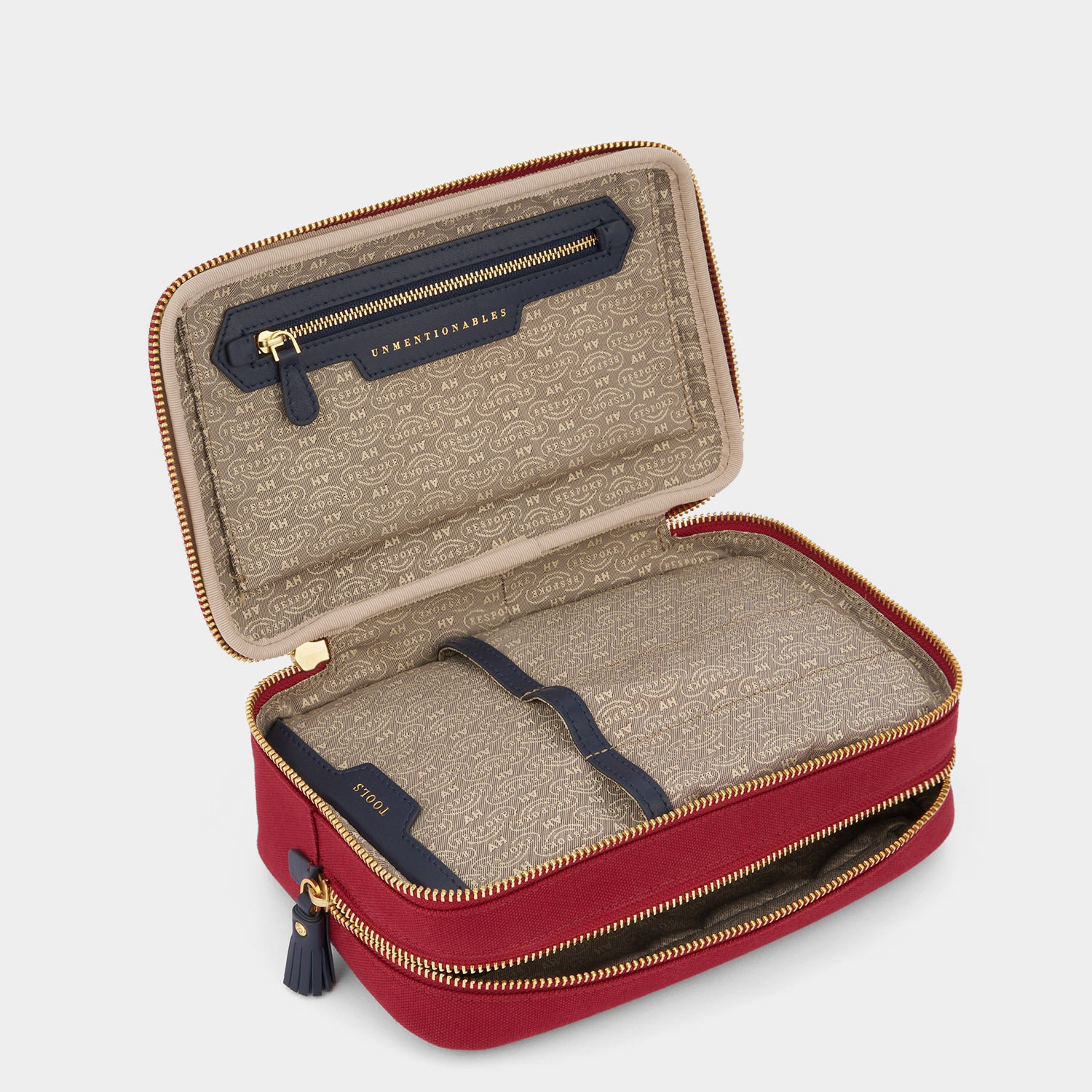 Bespoke Walton Washbag -

          
            Canvas/Smooth Leather in Vampire -
          

          Anya Hindmarch UK
