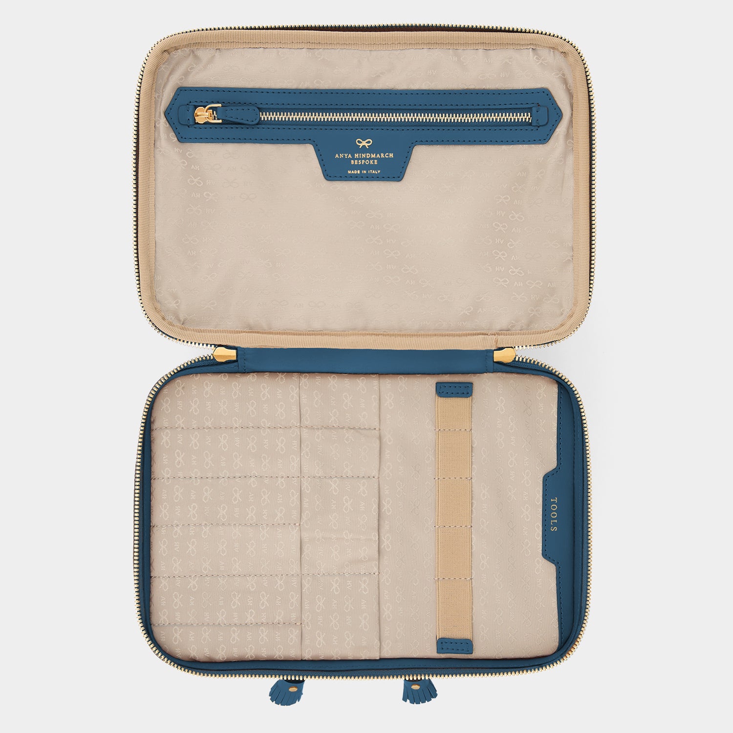 Bespoke Walton Vanity Kit -

          
            Canvas in Natural/Petrol Blue -
          

          Anya Hindmarch UK
