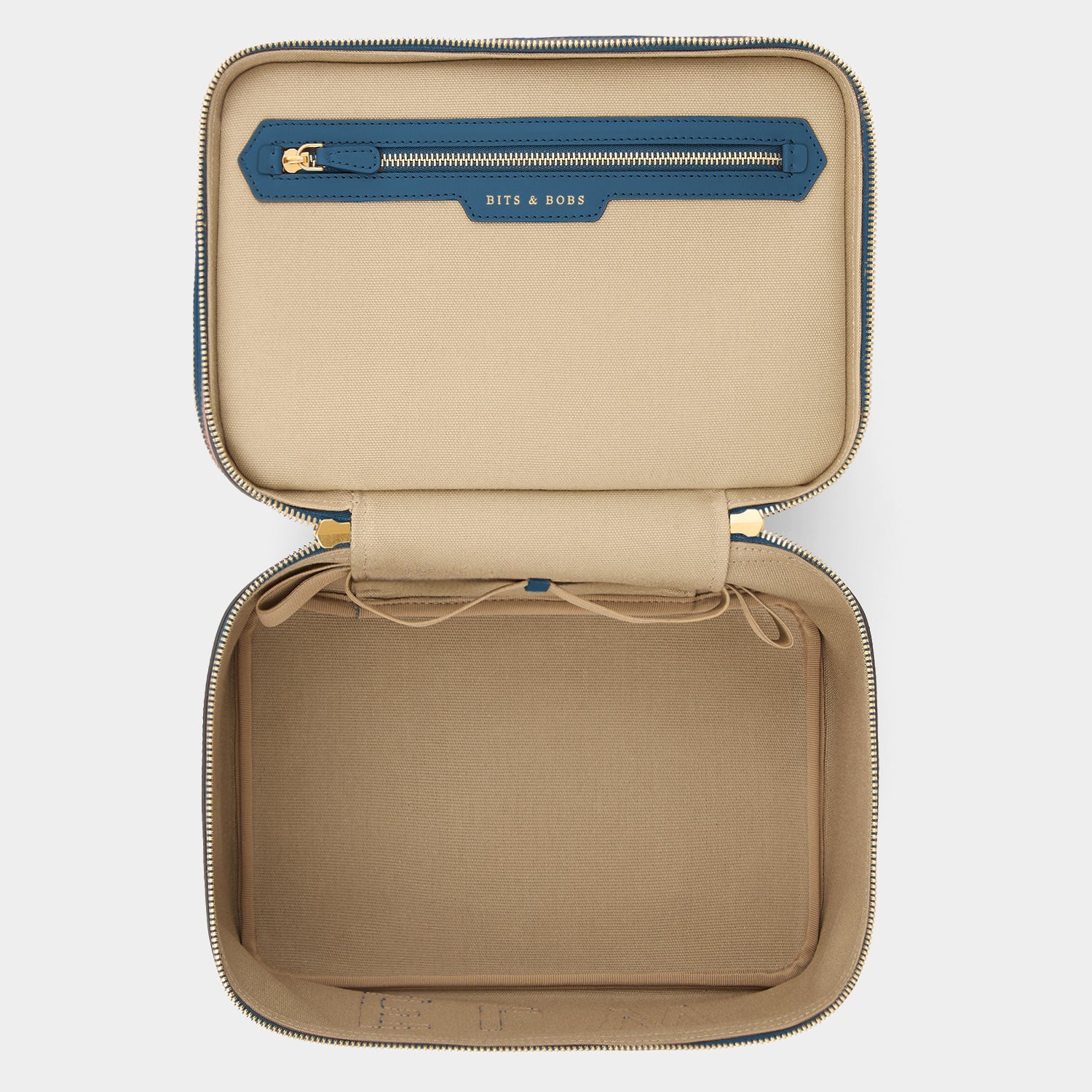 Bespoke Walton Vanity Kit -

          
            Canvas in Natural/Petrol Blue -
          

          Anya Hindmarch UK
