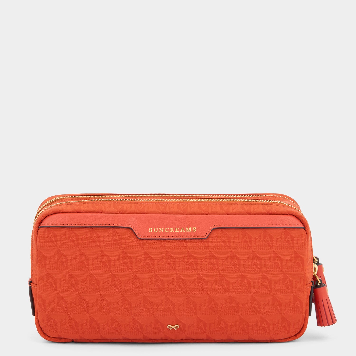 Beach Things Pouch -

          
            Jacquard Nylon in Burnt Sienna -
          

          Anya Hindmarch UK
