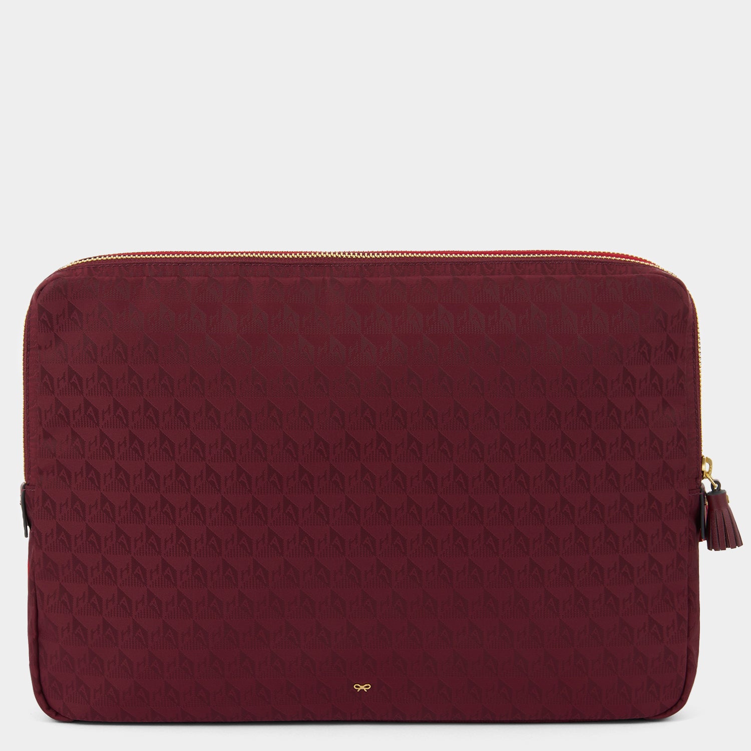 Double Laptop Organiser Case -

          
            Jacquard Nylon in Red/Medium Red -
          

          Anya Hindmarch UK
